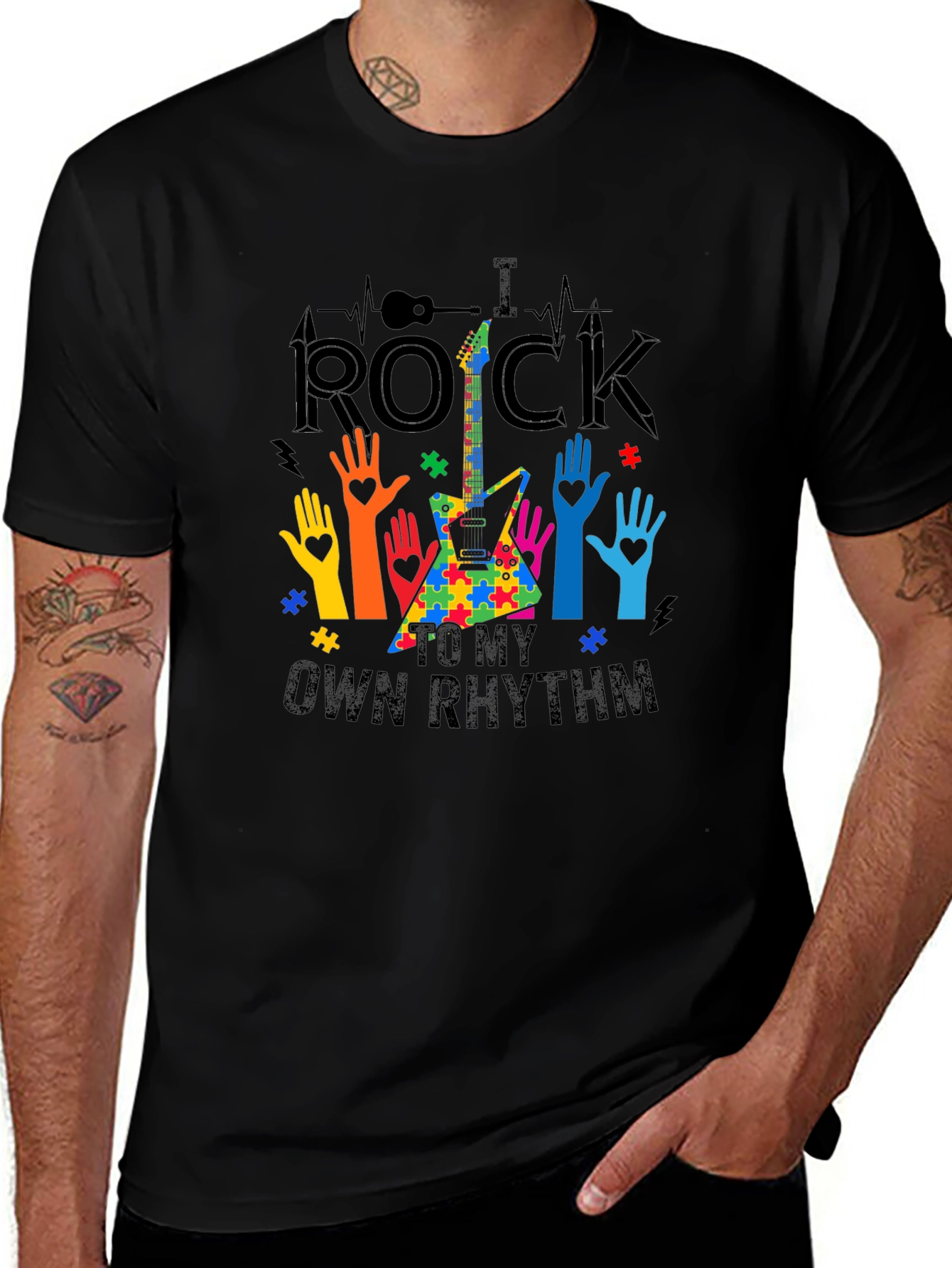 I Rock To My Own Rhythm Autism Awareness T-Shirt