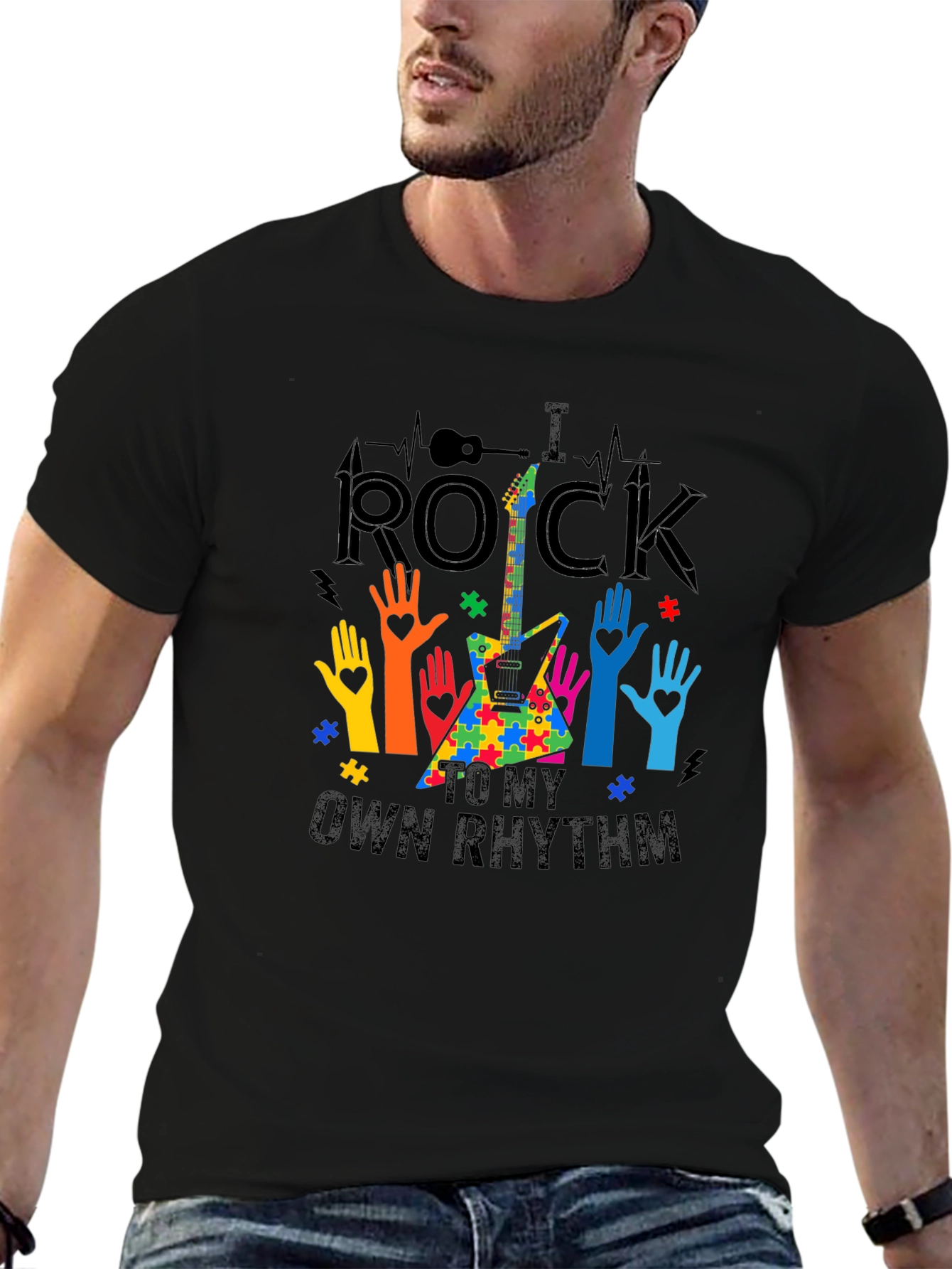 I Rock To My Own Rhythm Autism Awareness T-Shirt