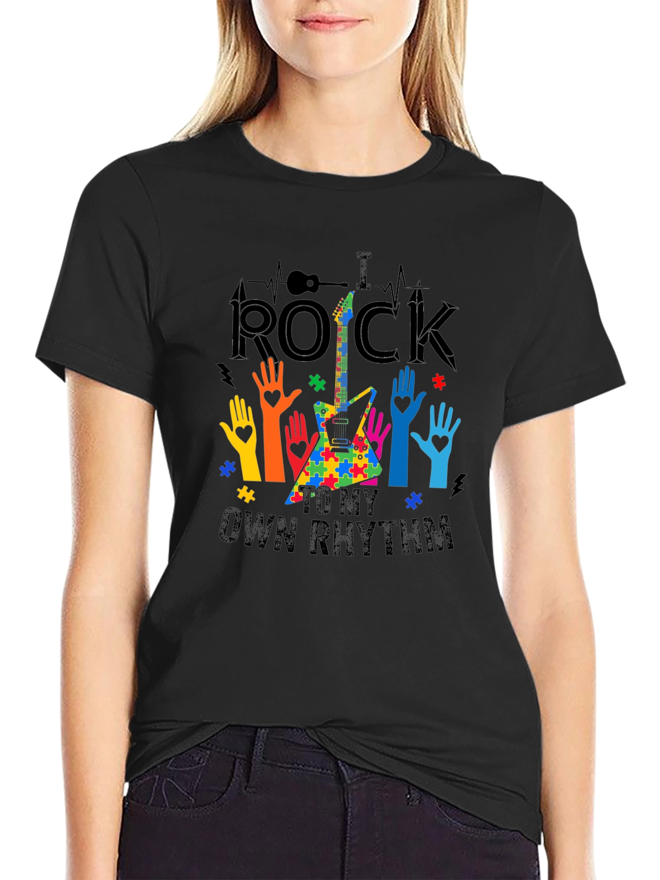 I Rock To My Own Rhythm Autism Awareness T-Shirt