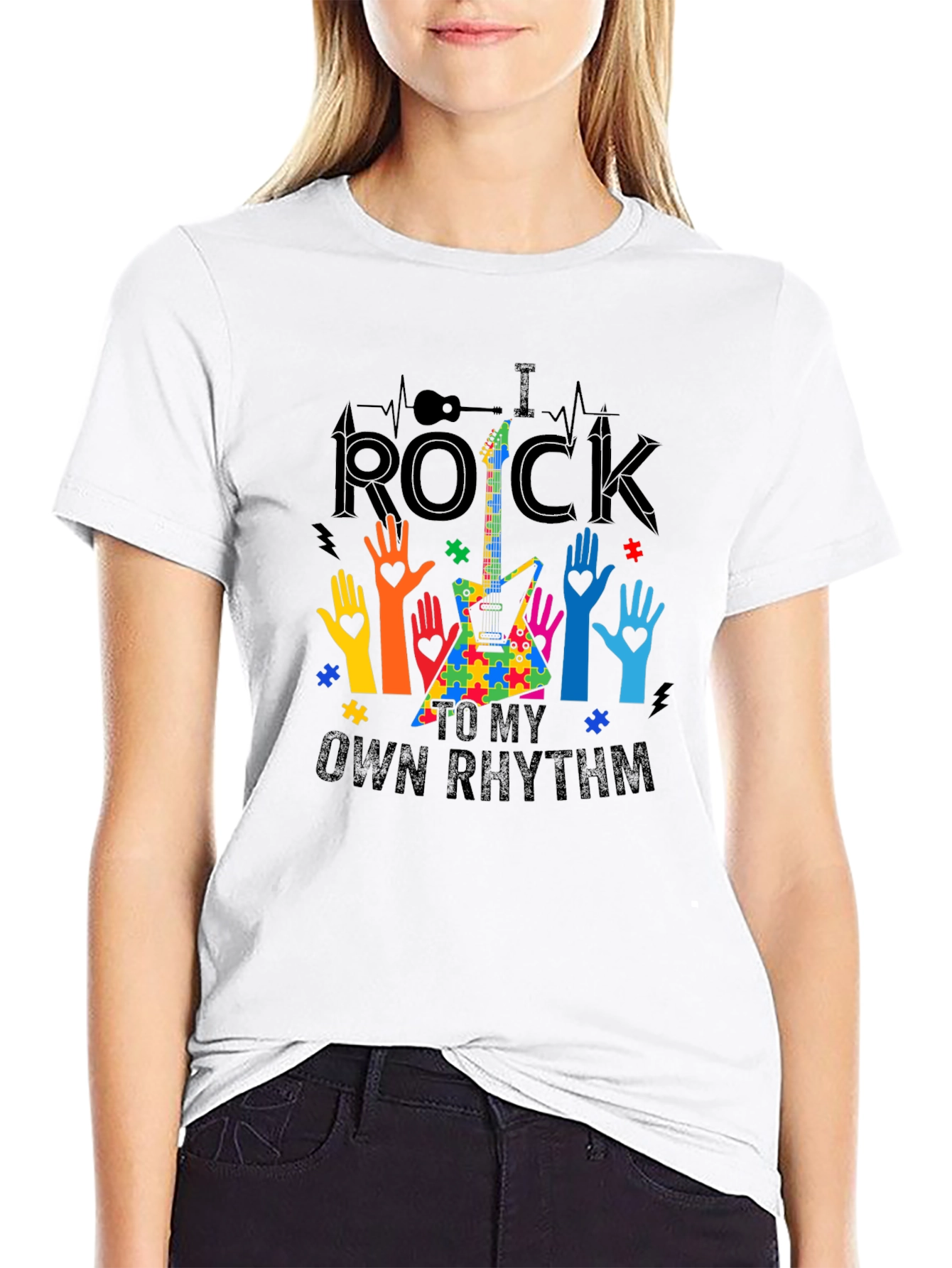 I Rock To My Own Rhythm Autism Awareness T-Shirt