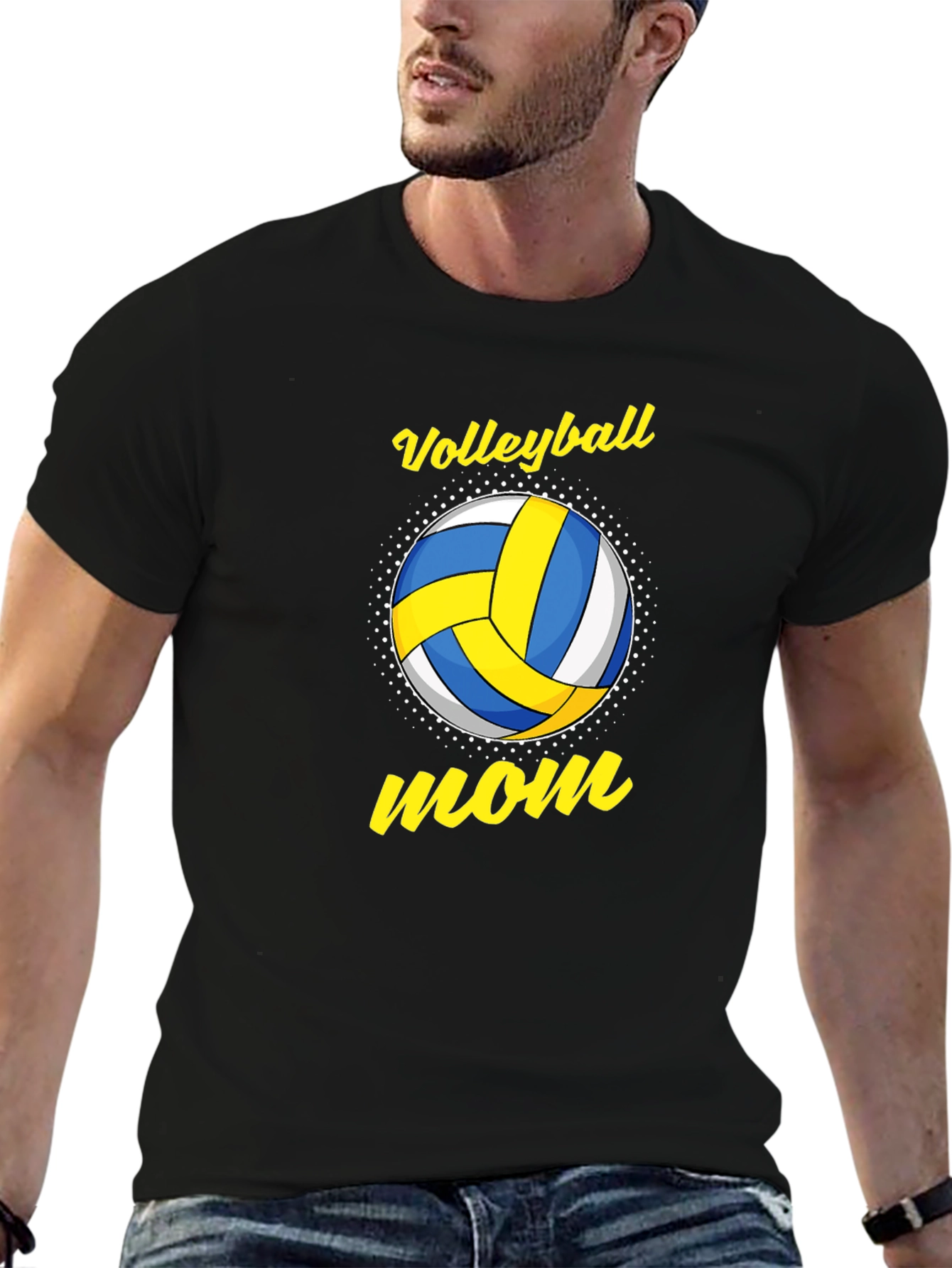 Volleyball Mom Graphic T-Shirt