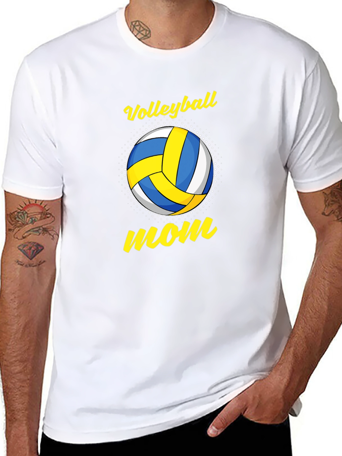 Volleyball Mom Graphic T-Shirt