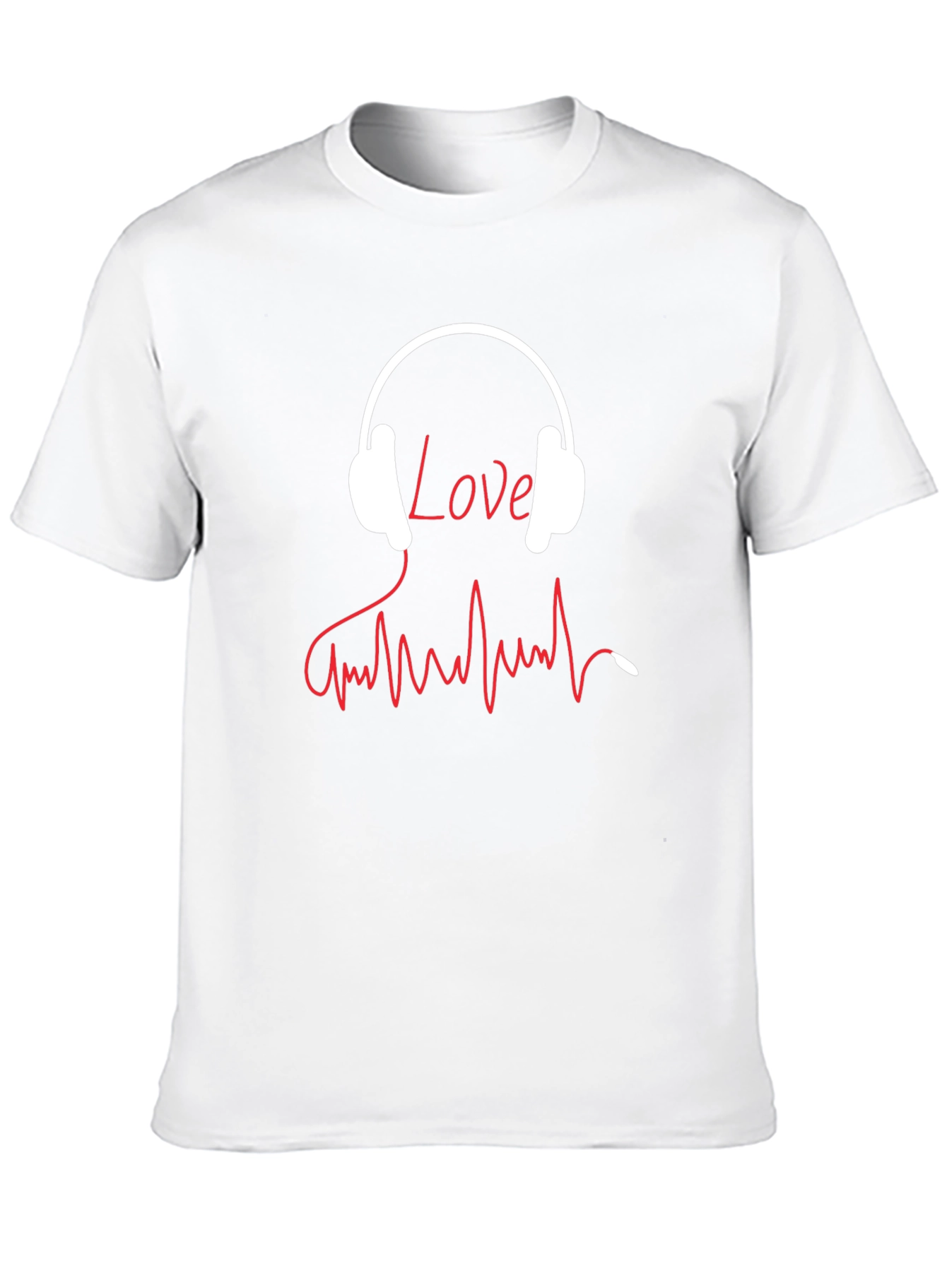 Love Music Graphic Tee - Stylish Black T-Shirt