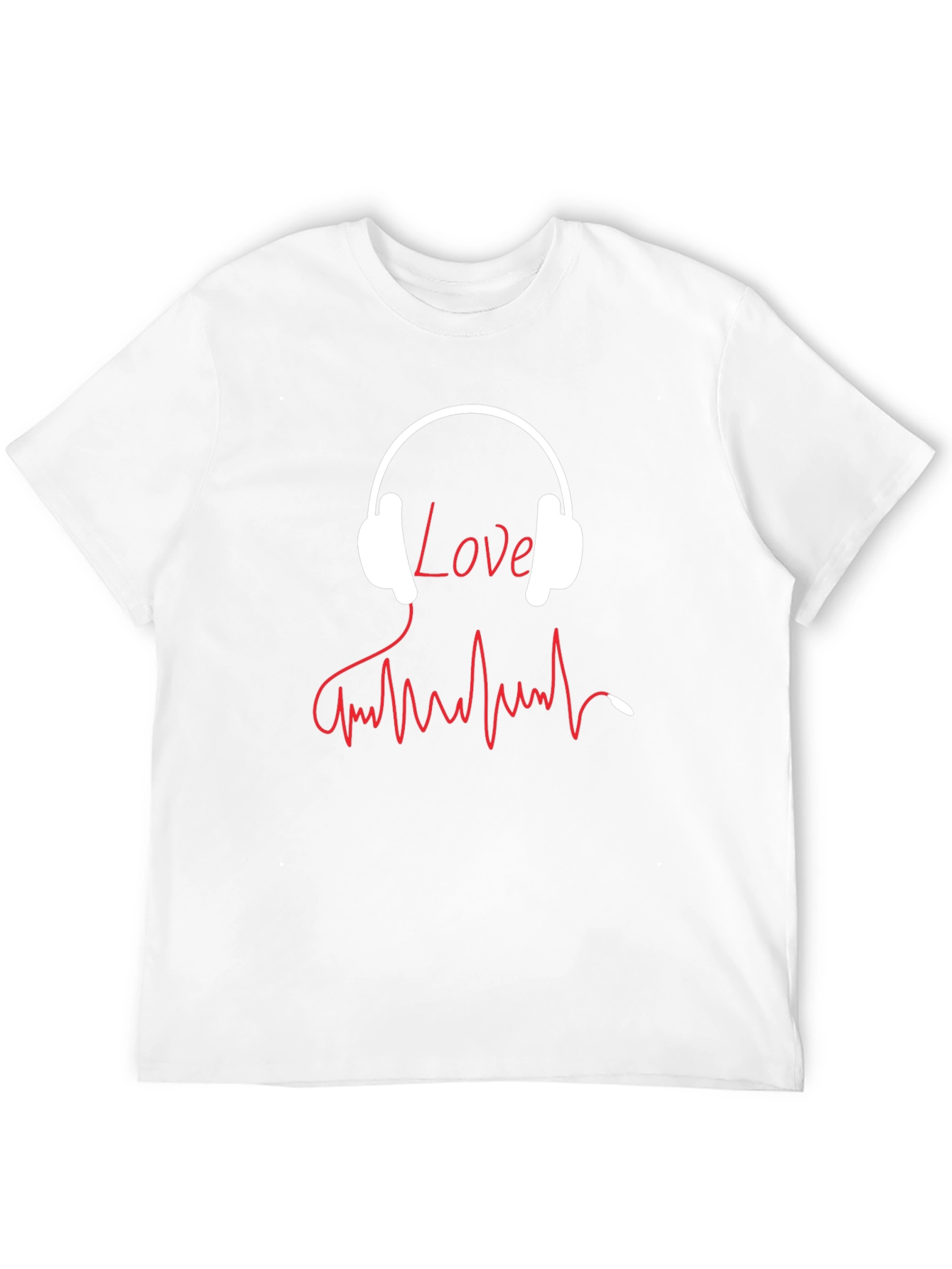 Love Music Graphic Tee - Stylish Black T-Shirt