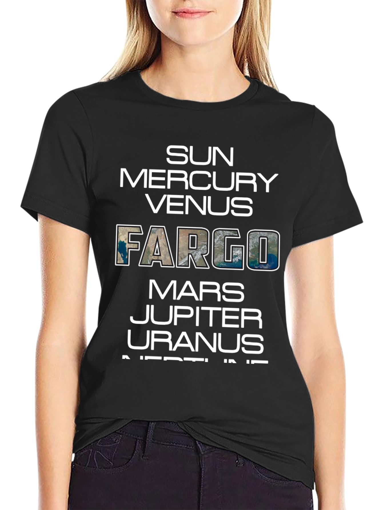 Planets & Fargo T-Shirt - Science Gift