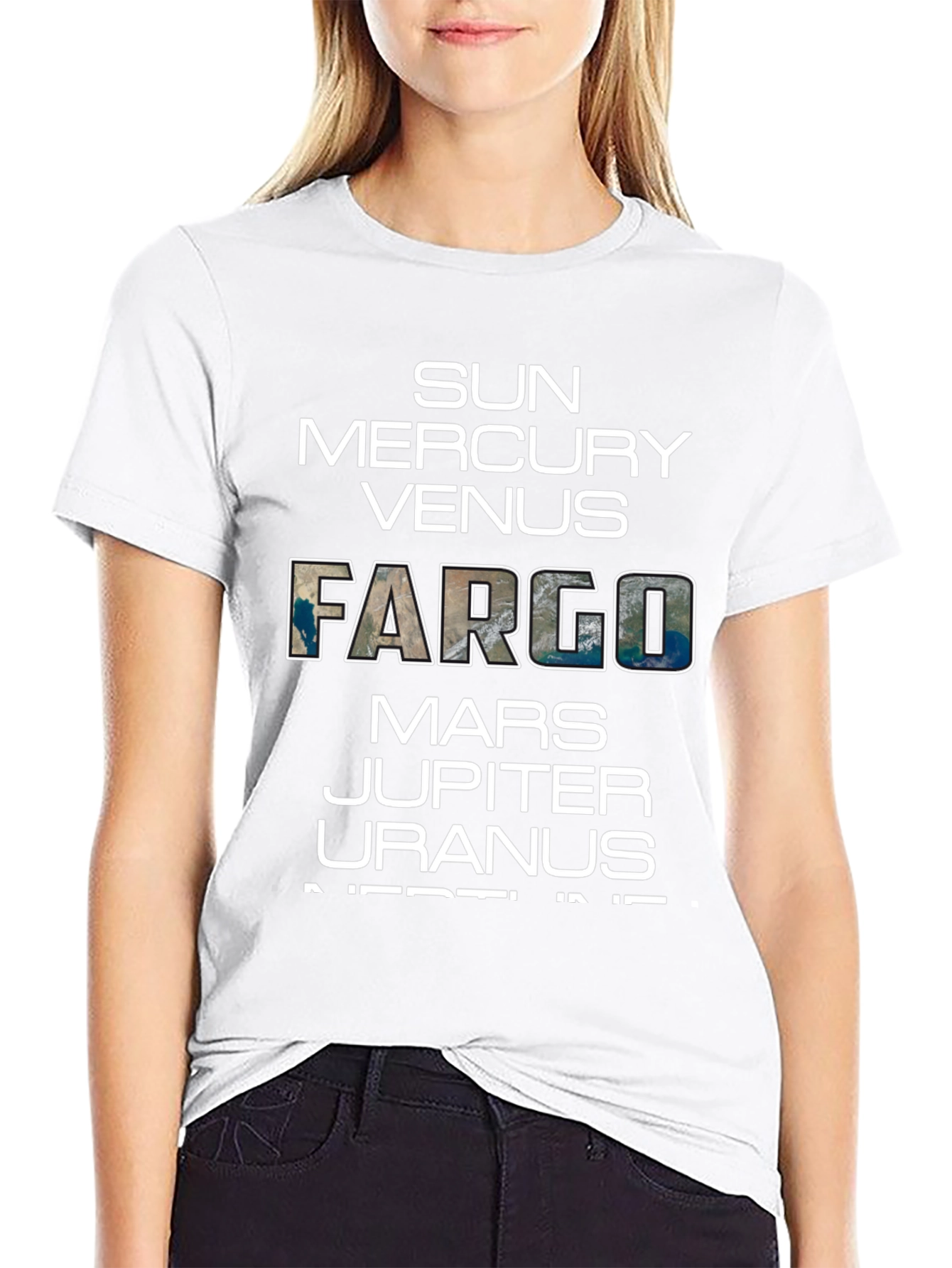 Planets & Fargo T-Shirt - Science Gift