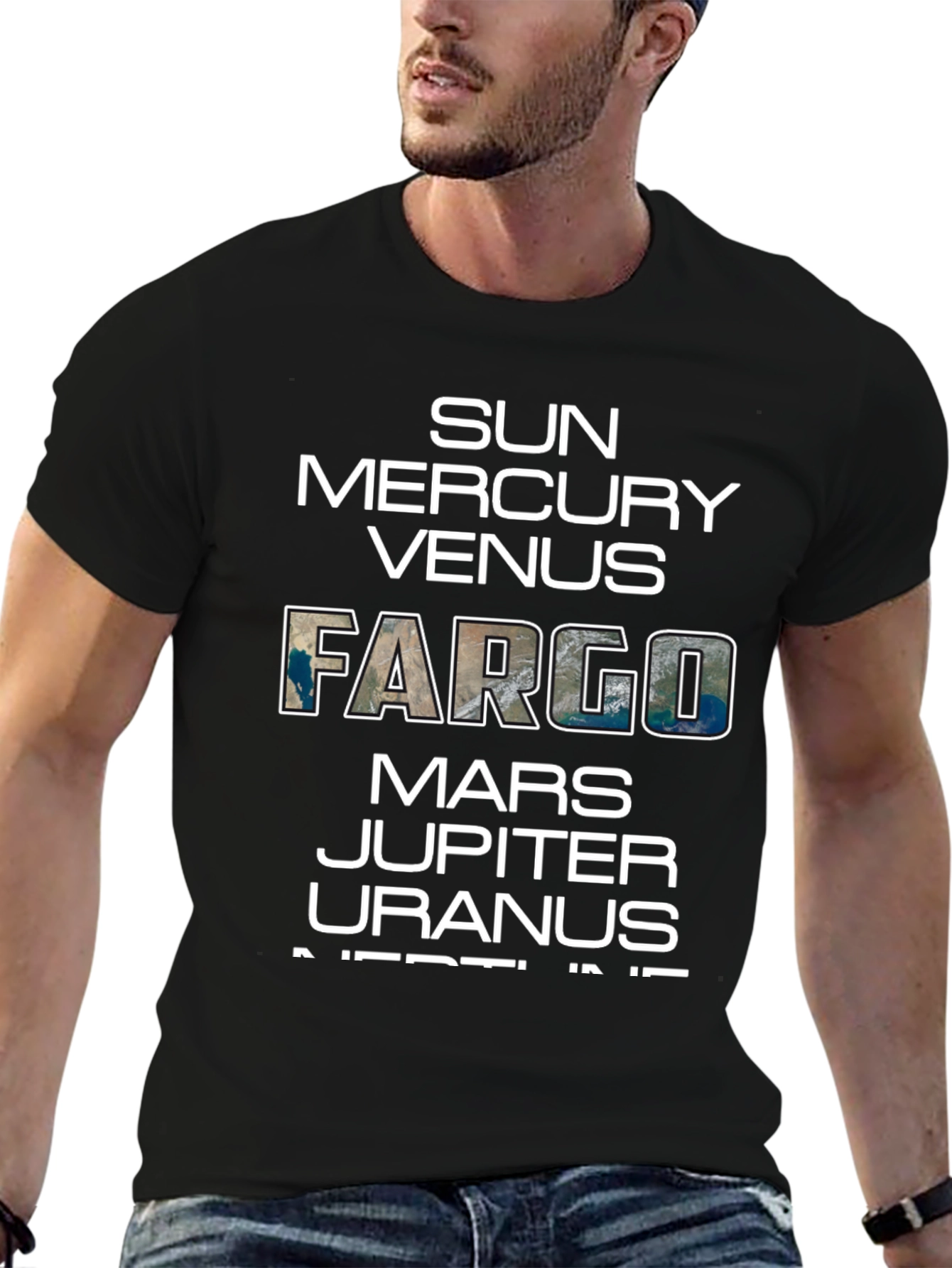 Planets & Fargo T-Shirt - Science Gift