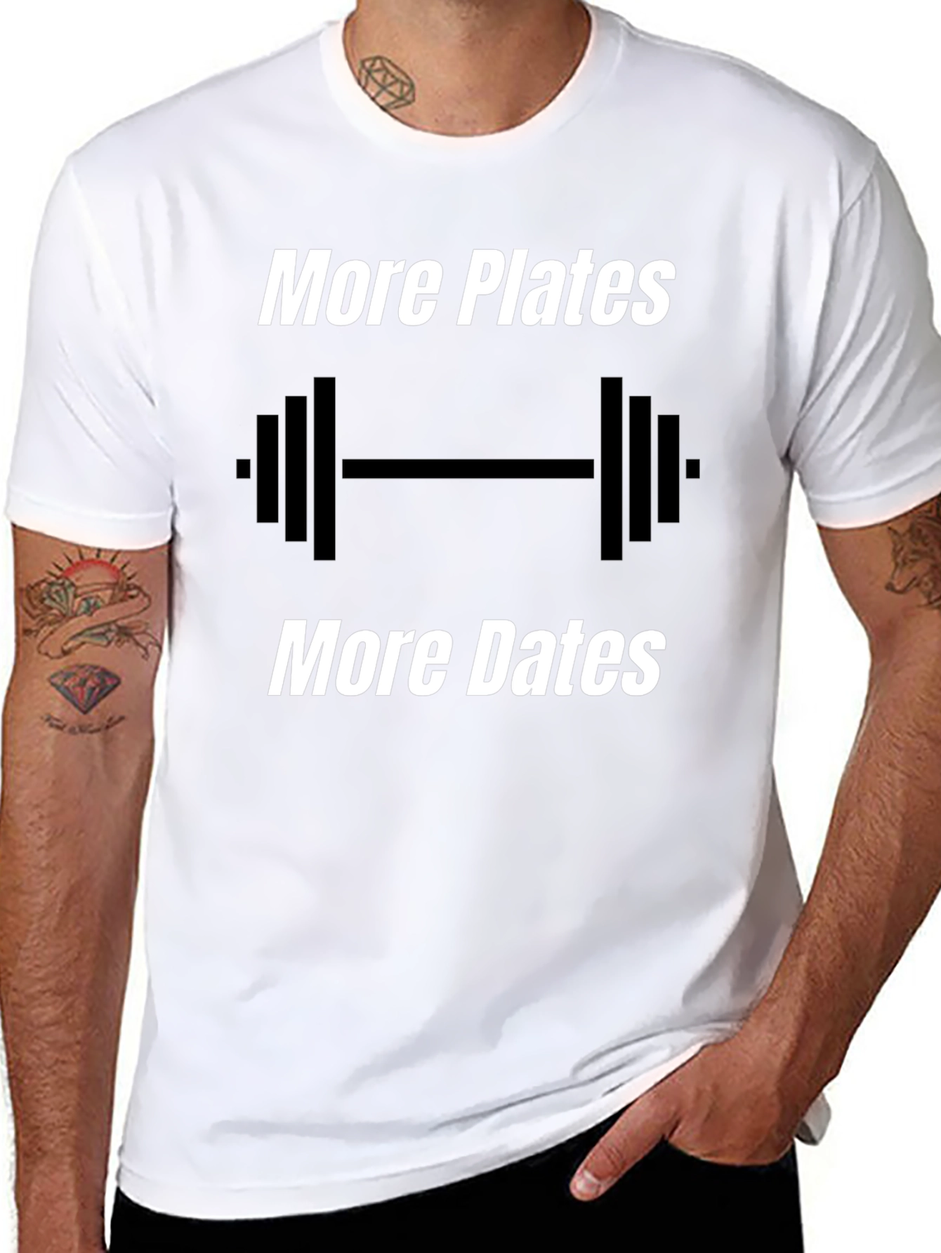 More Plates More Dates Gym T-Shirt