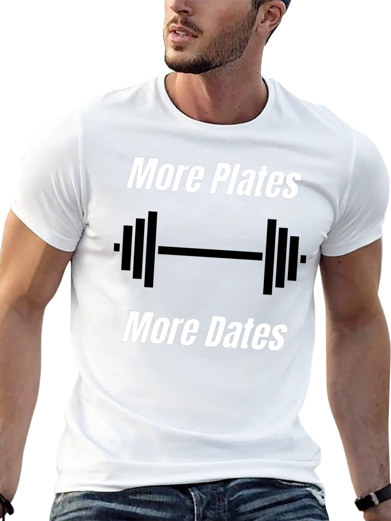 More Plates More Dates Gym T-Shirt