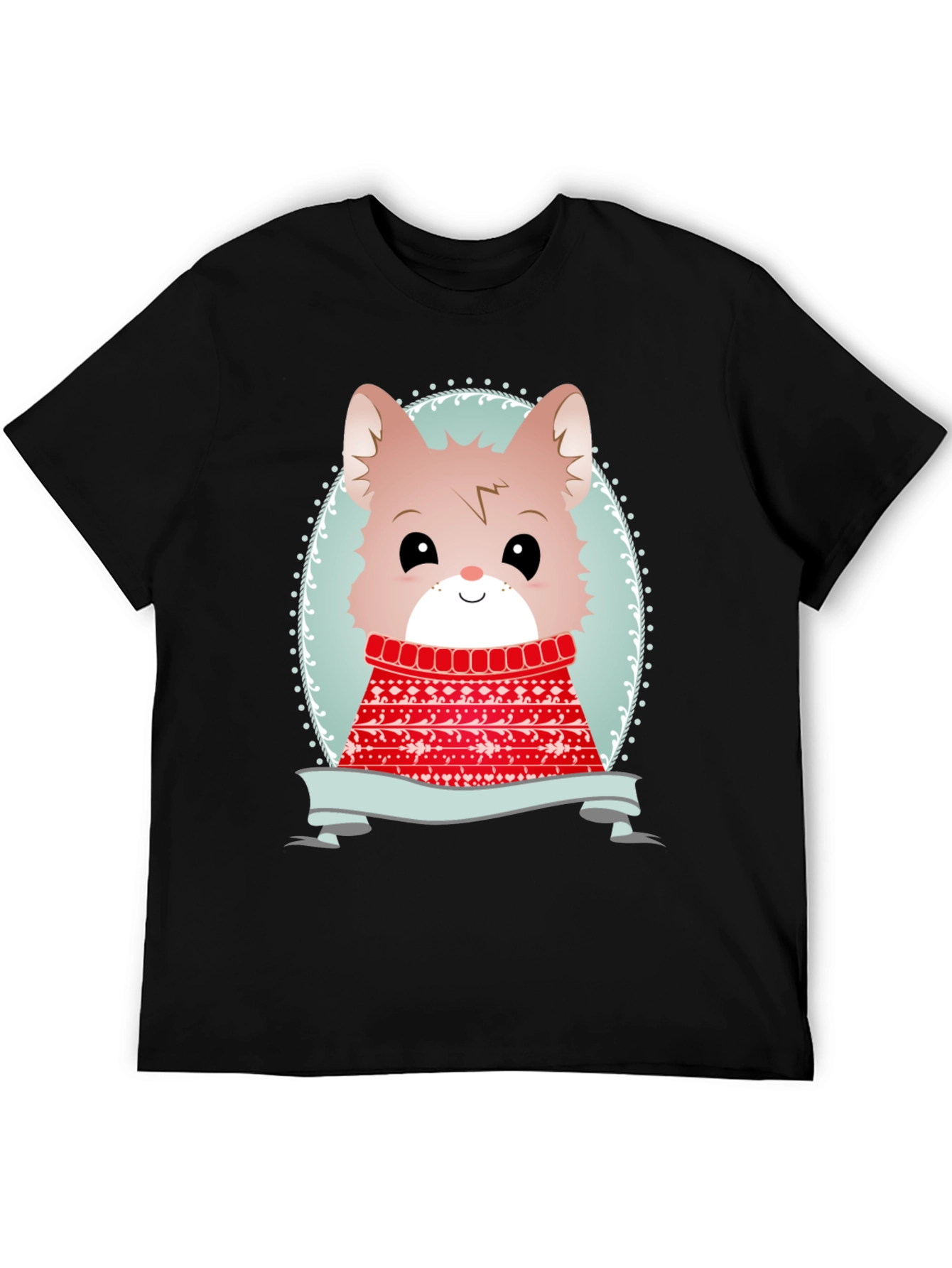Cute Cartoon Animal Sweater Christmas Tee