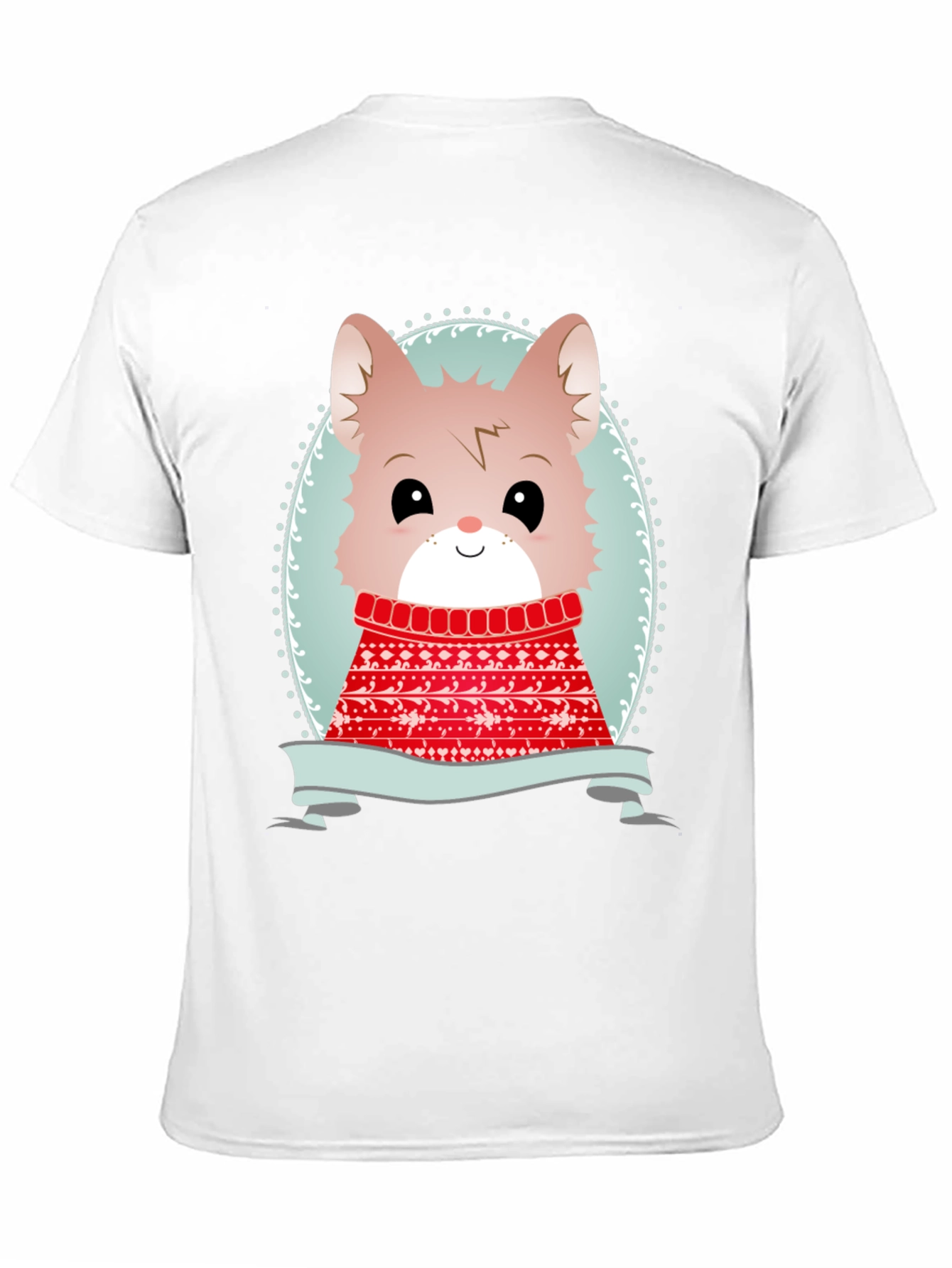 Cute Cartoon Animal Sweater Christmas Tee