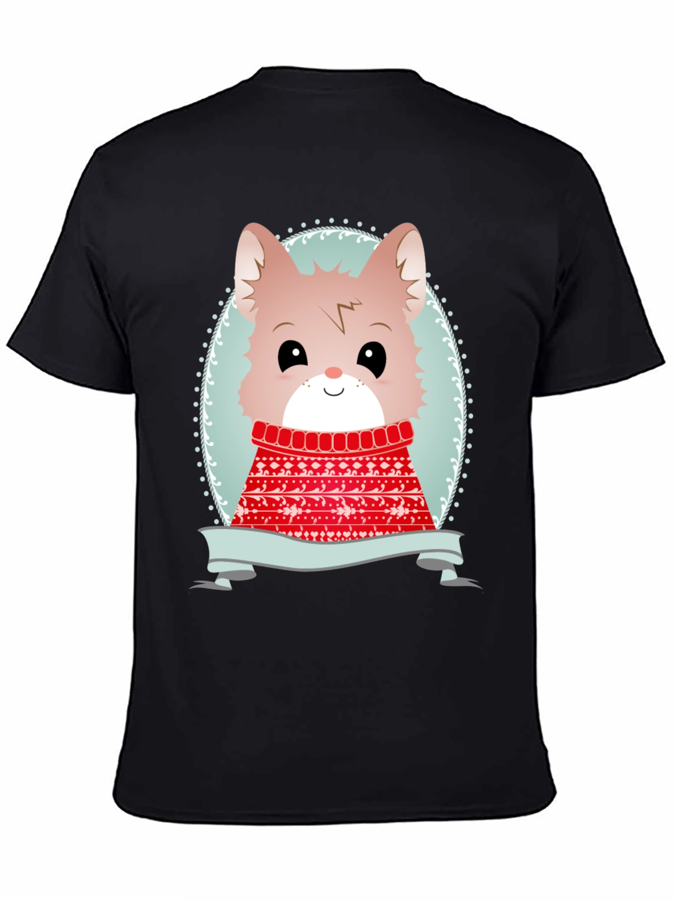 Cute Cartoon Animal Sweater Christmas Tee