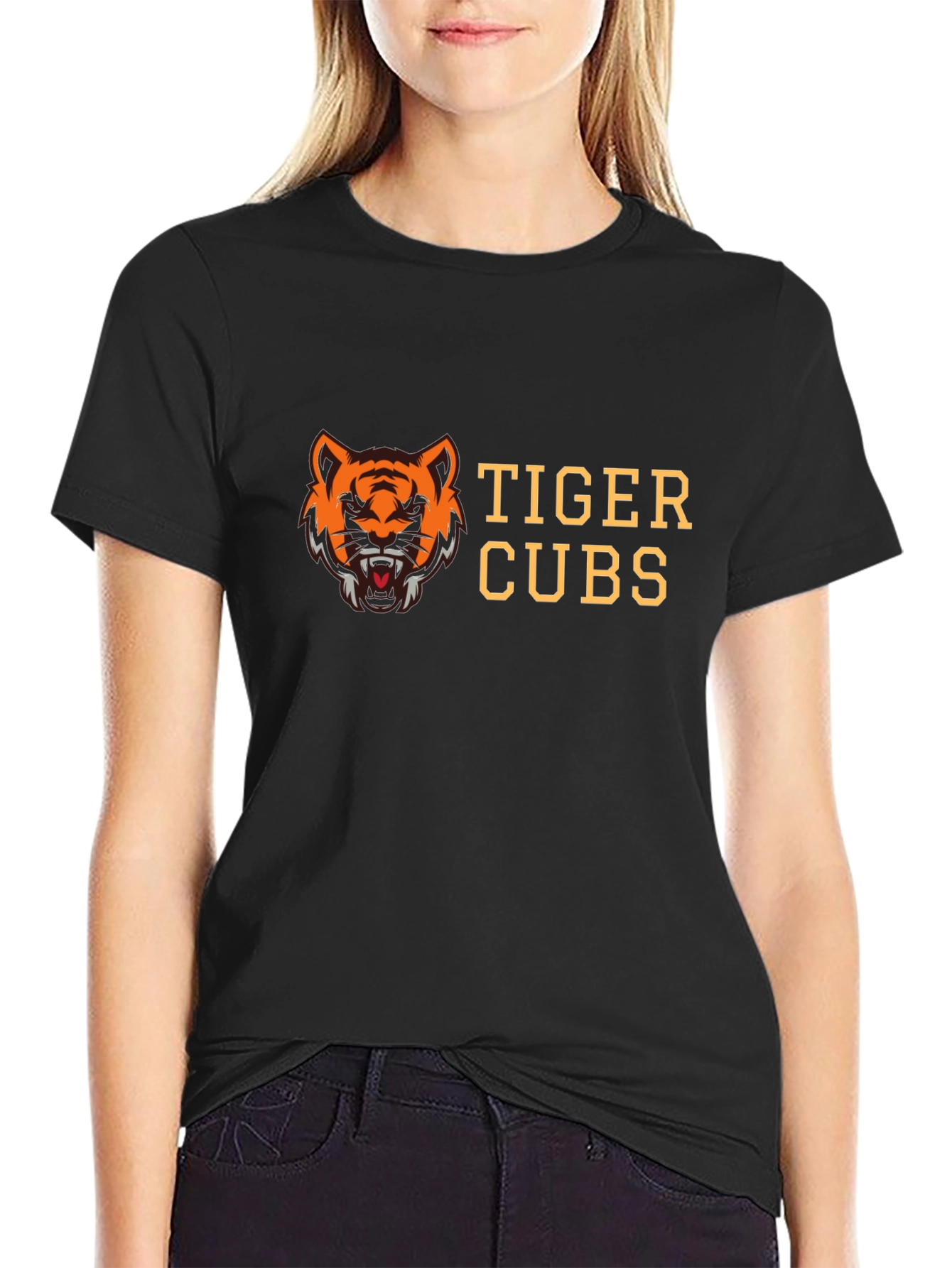 Tiger Cubs Graphic T-Shirt - Black