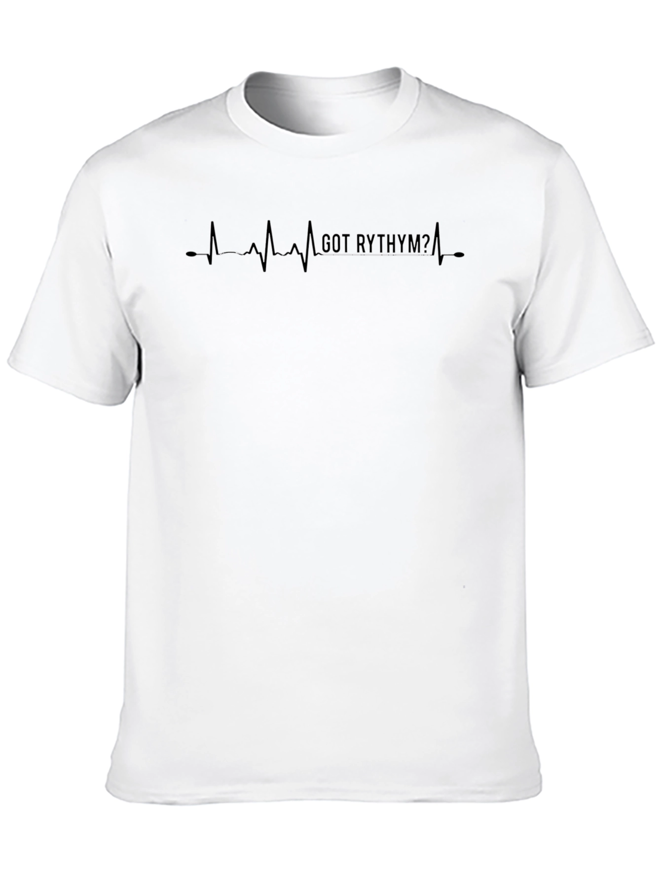 Got Rhythm? Black Graphic Tee
