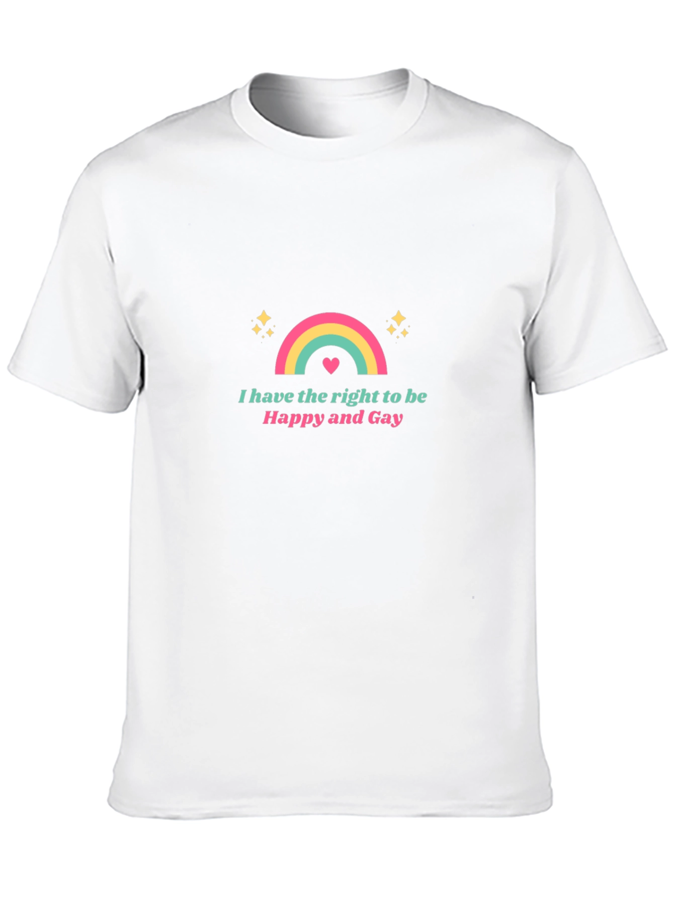 Happy and Gay Rainbow T-Shirt