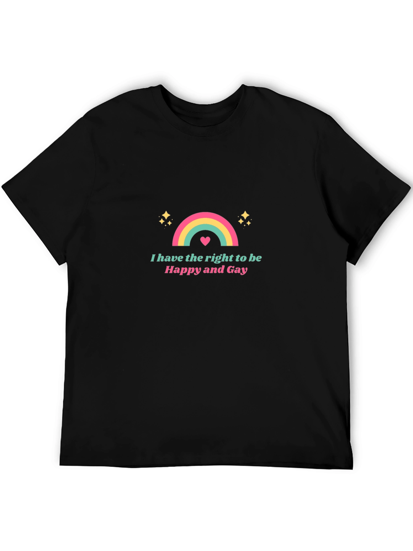 Happy and Gay Rainbow T-Shirt