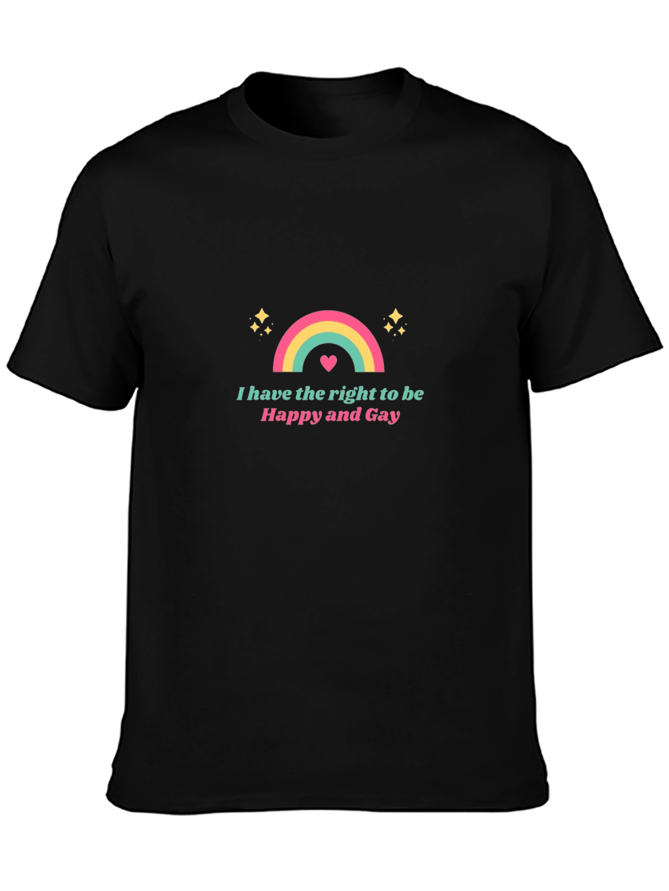 Happy and Gay Rainbow T-Shirt
