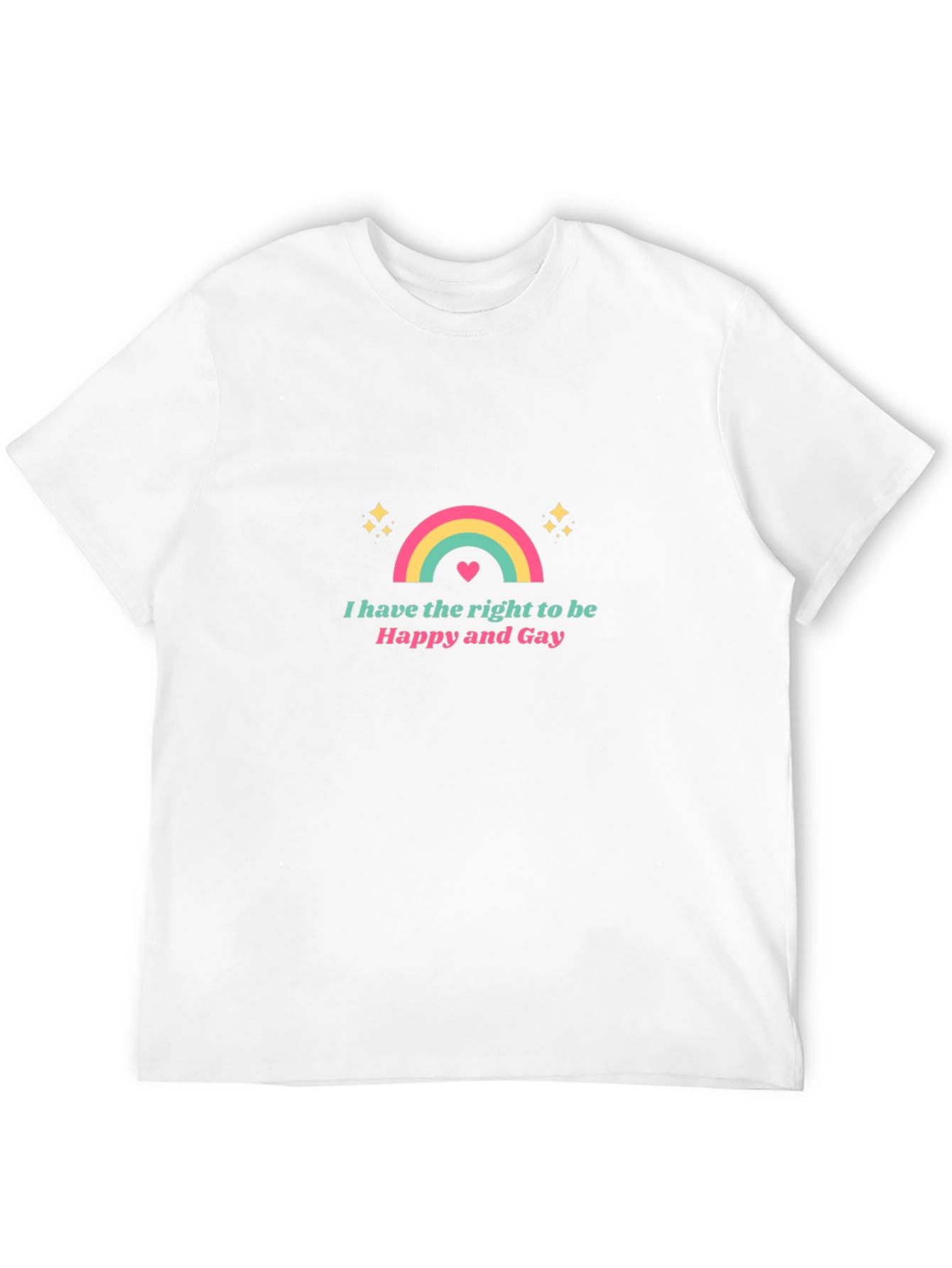 Happy and Gay Rainbow T-Shirt