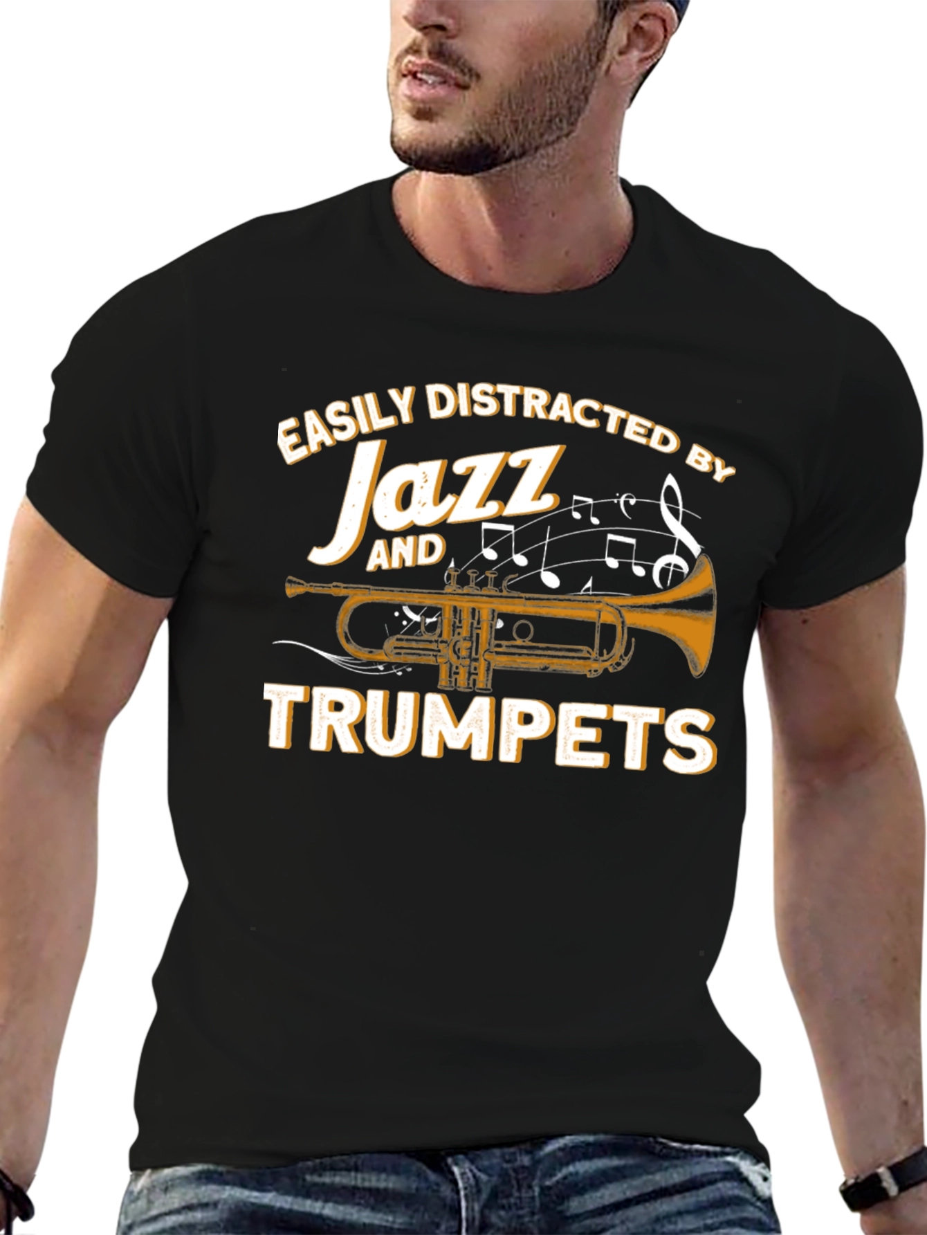 Easily Distracted by Jazz and Trumpets T-Shirt