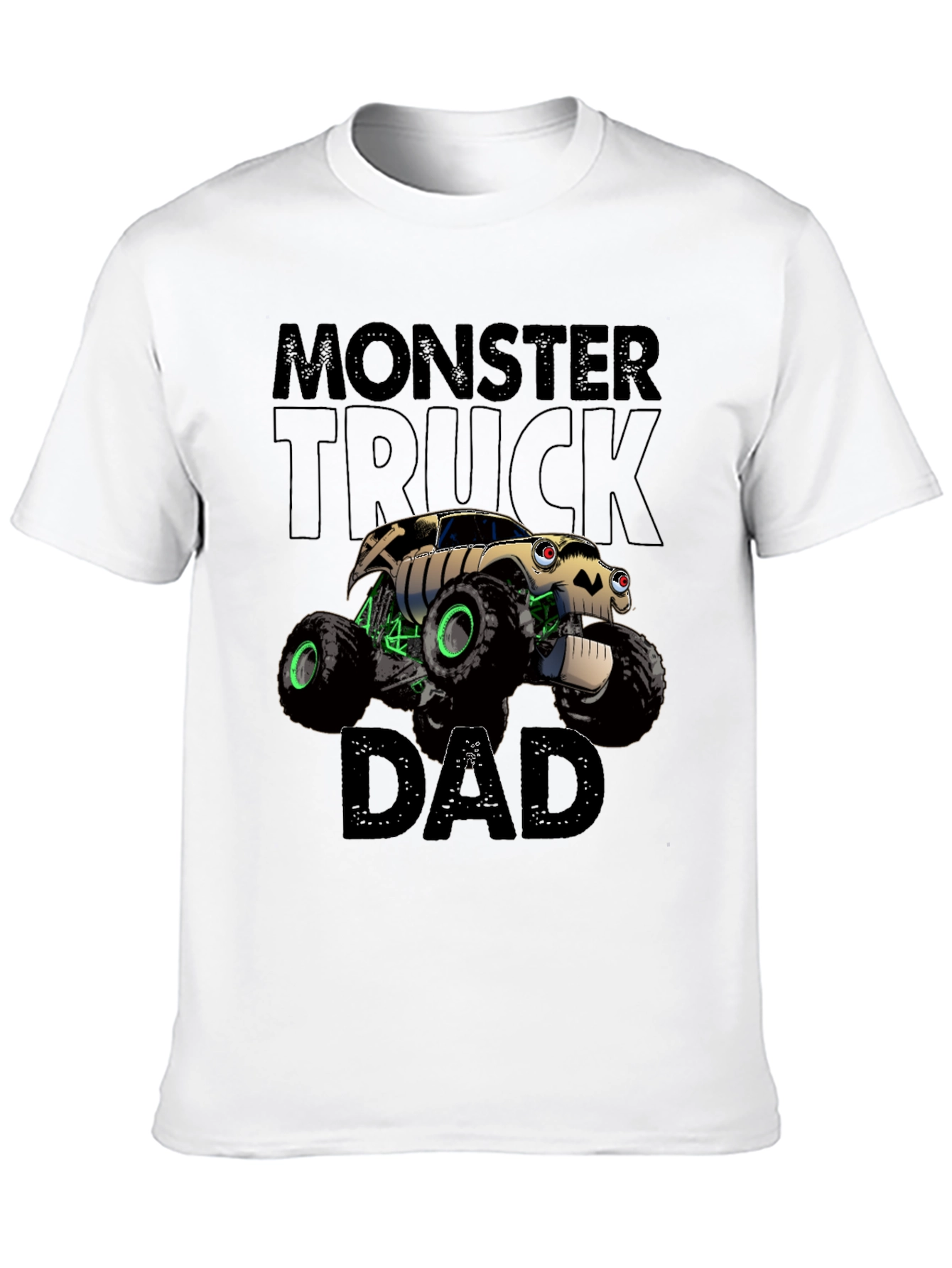 Monster Truck Dad Graphic Tee - Black T-Shirt