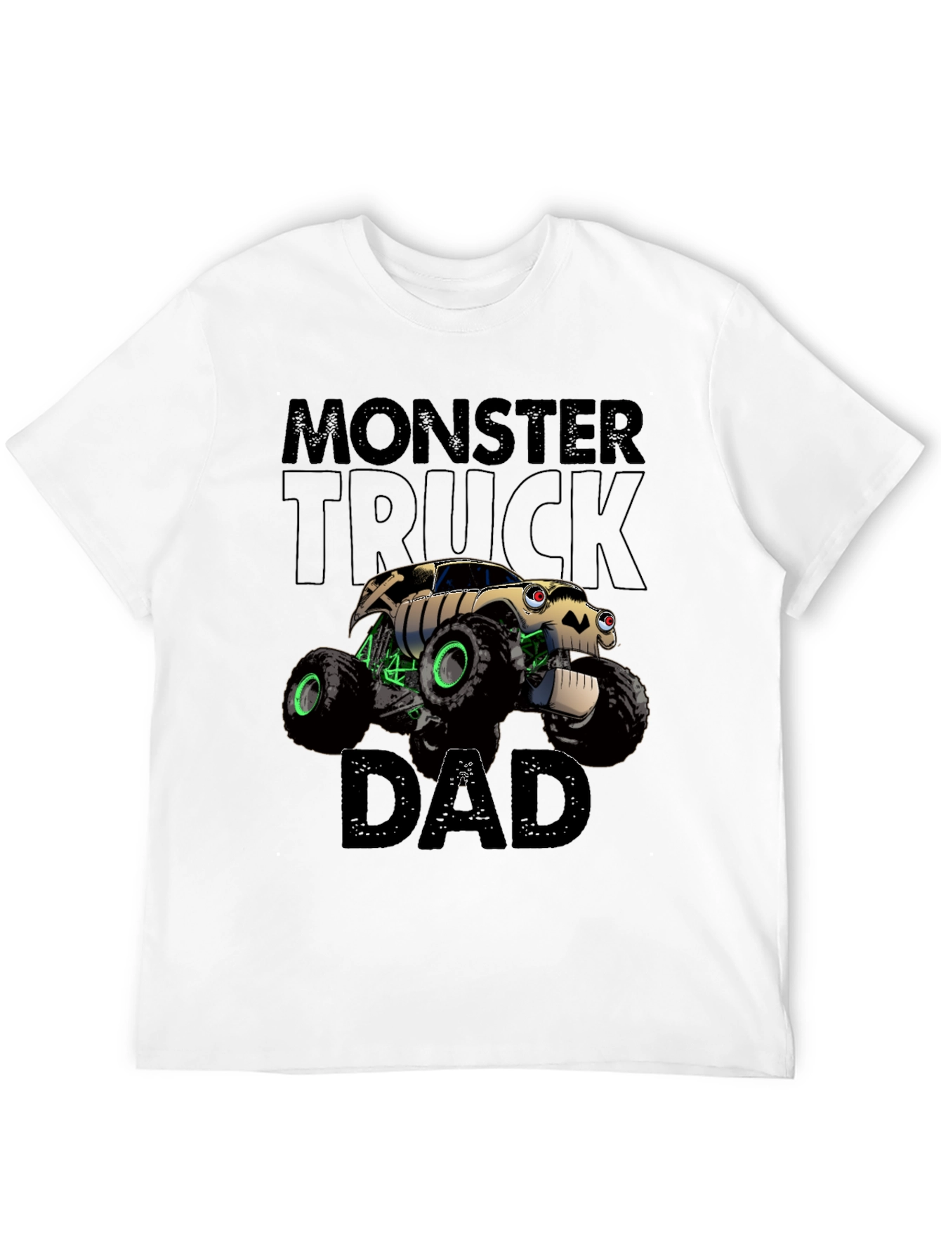 Monster Truck Dad Graphic Tee - Black T-Shirt