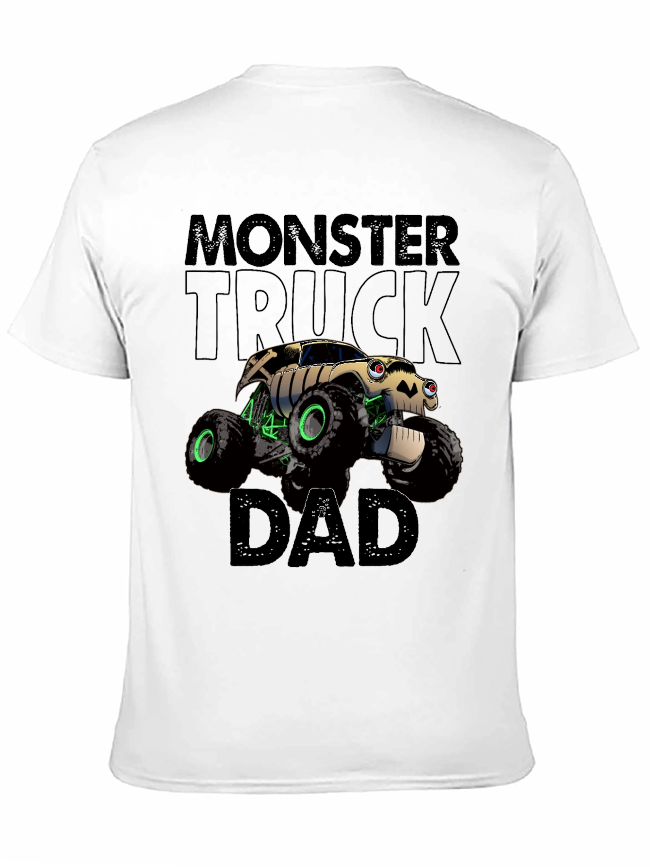 Monster Truck Dad Graphic Tee - Black T-Shirt