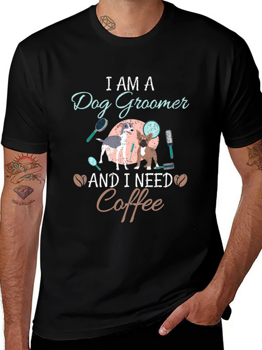 Dog Groomer Coffee T-Shirt - Unisex