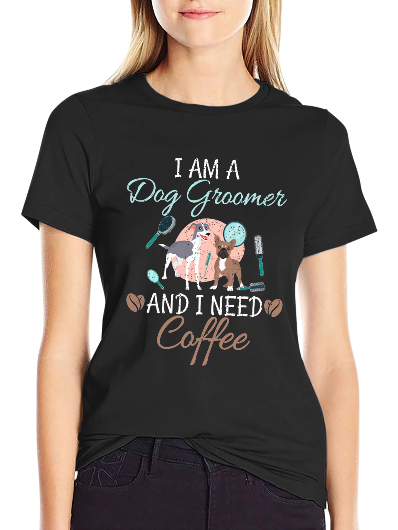Dog Groomer Coffee T-Shirt - Unisex