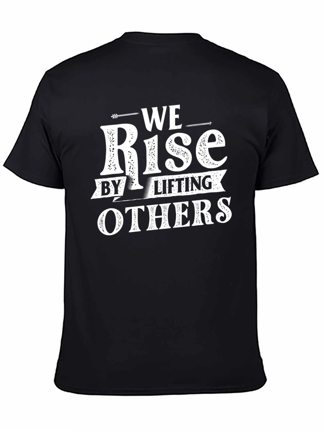 Rise by Lifting Others Graphic Tee - Black
