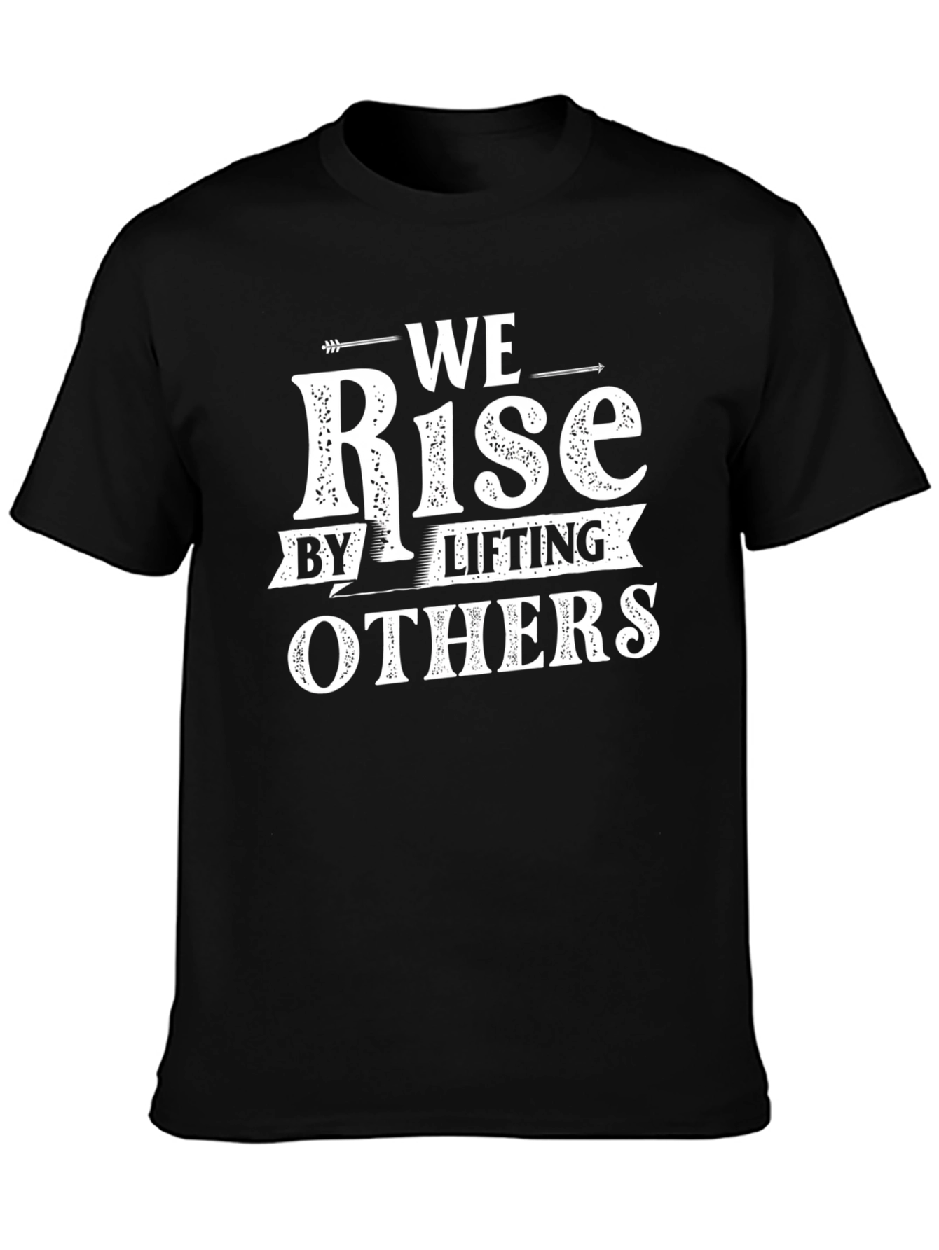 Rise by Lifting Others Graphic Tee - Black
