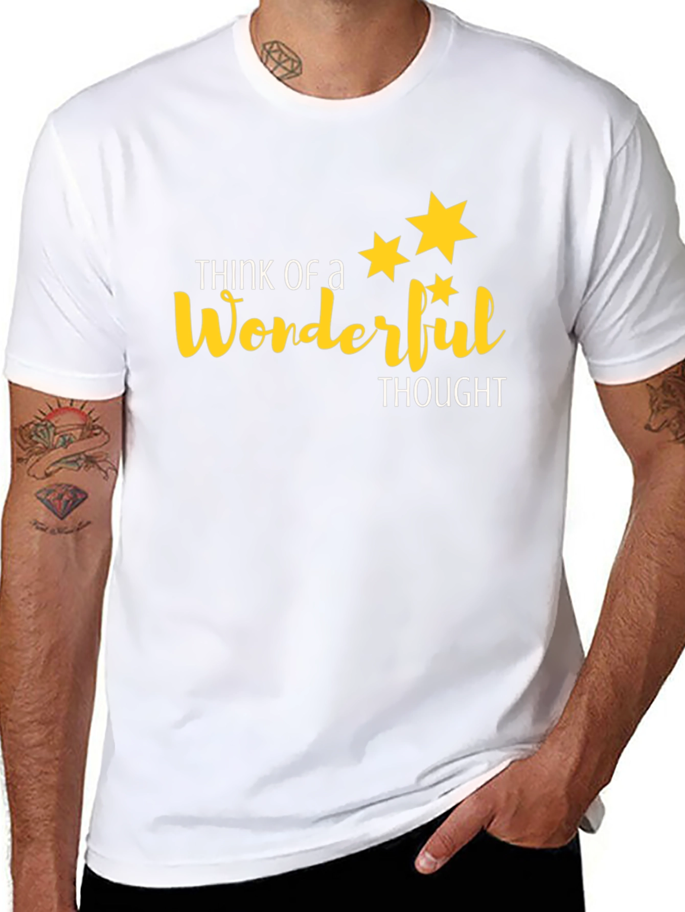 Wonderful Thought Black T-Shirt