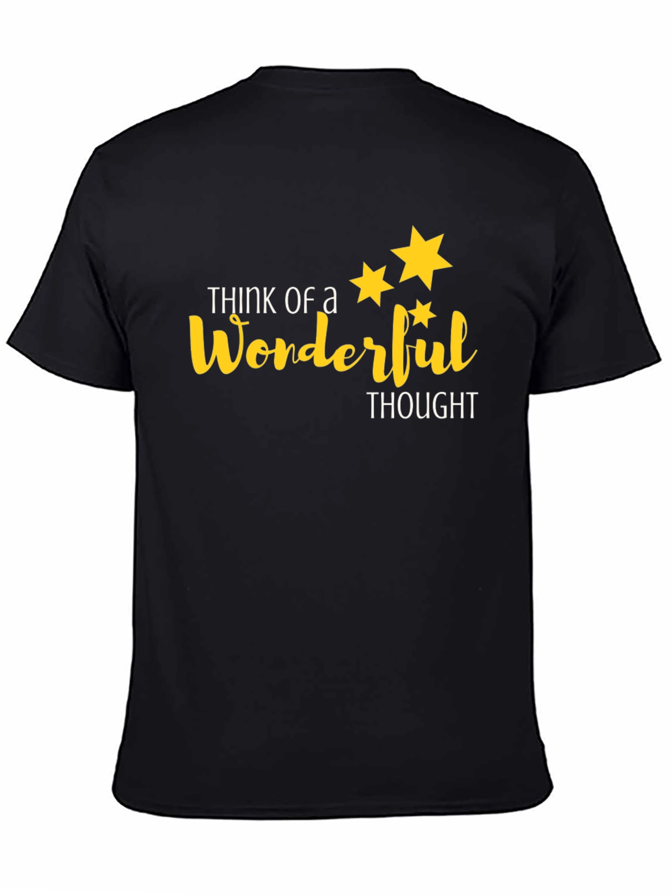 Wonderful Thought Black T-Shirt