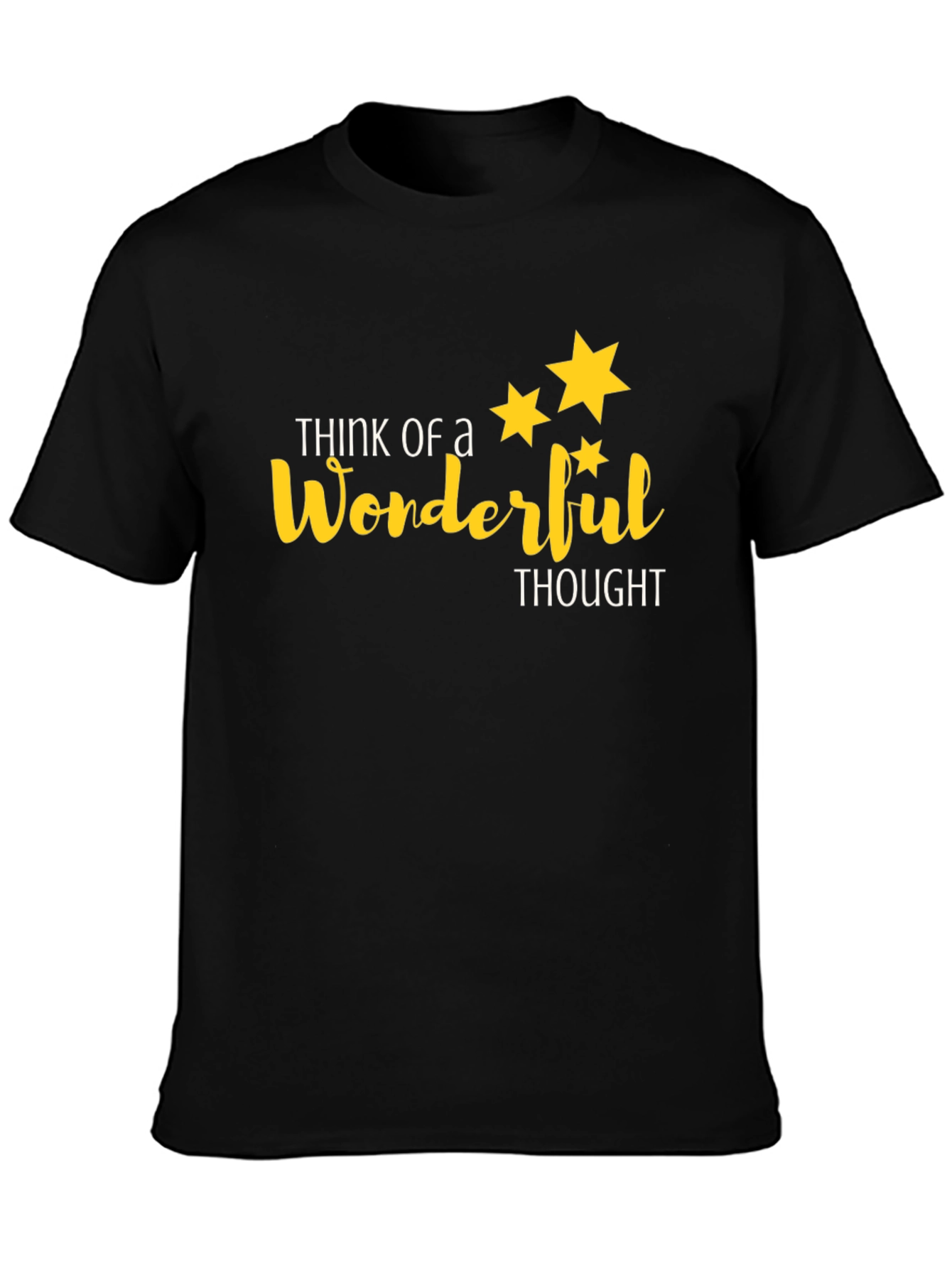 Wonderful Thought Black T-Shirt