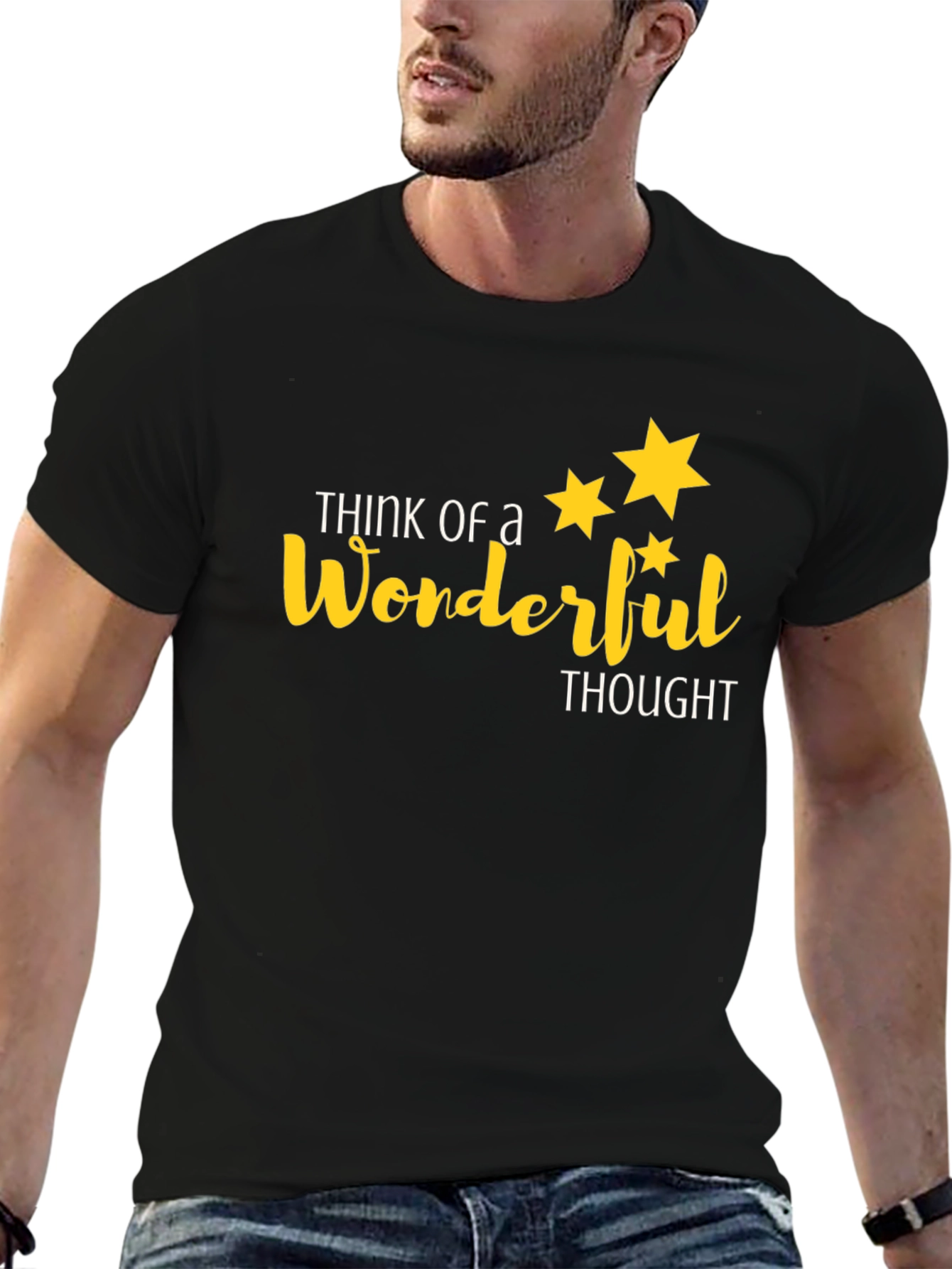 Wonderful Thought Black T-Shirt