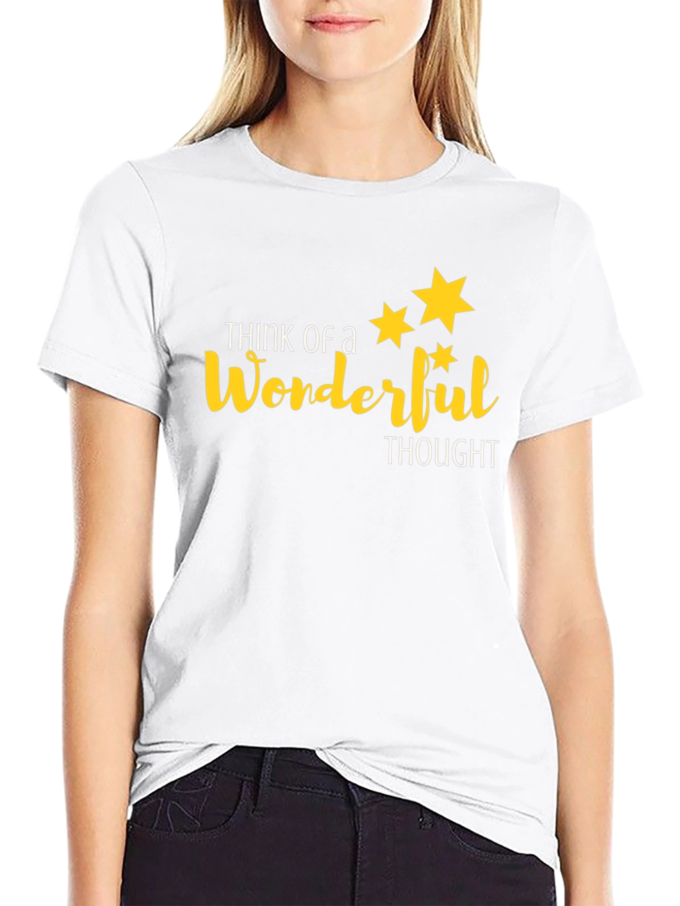 Wonderful Thought Black T-Shirt