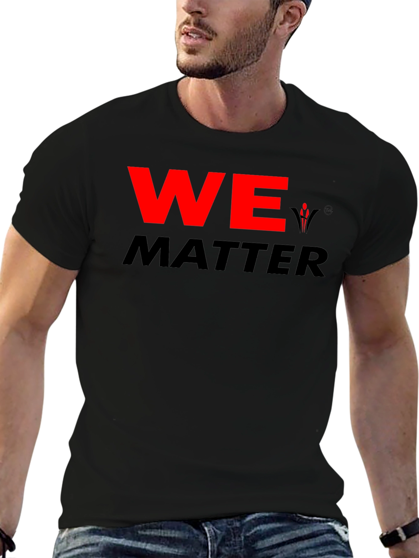 We Matter Graphic T-Shirt - Black