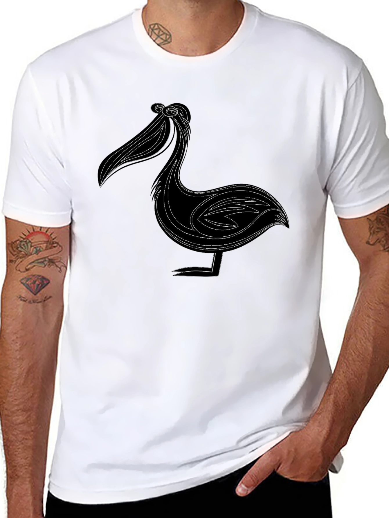 Pelican Graphic T-Shirt - Black