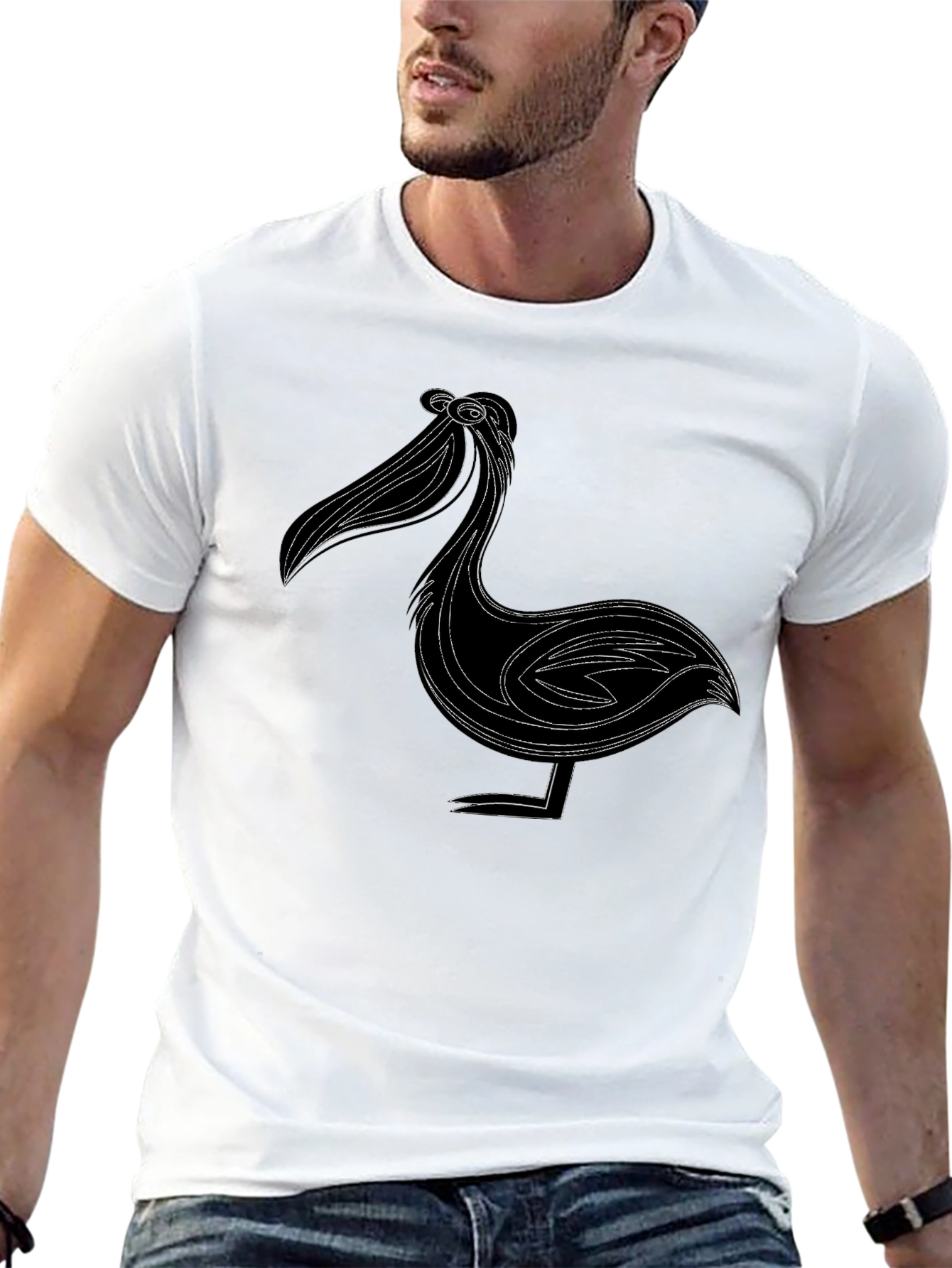 Pelican Graphic T-Shirt - Black
