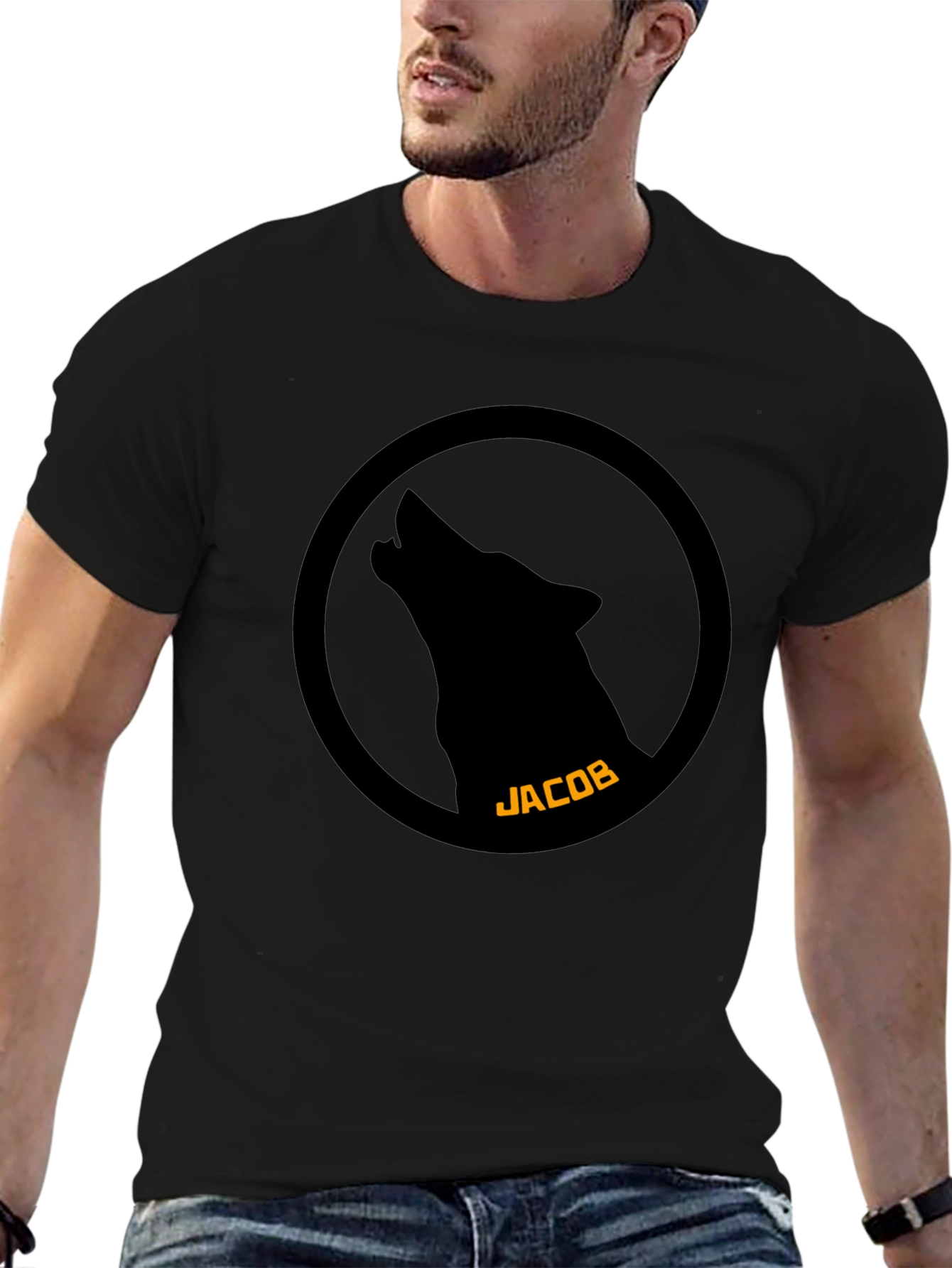 Jacob Wolf Pack Black T-Shirt