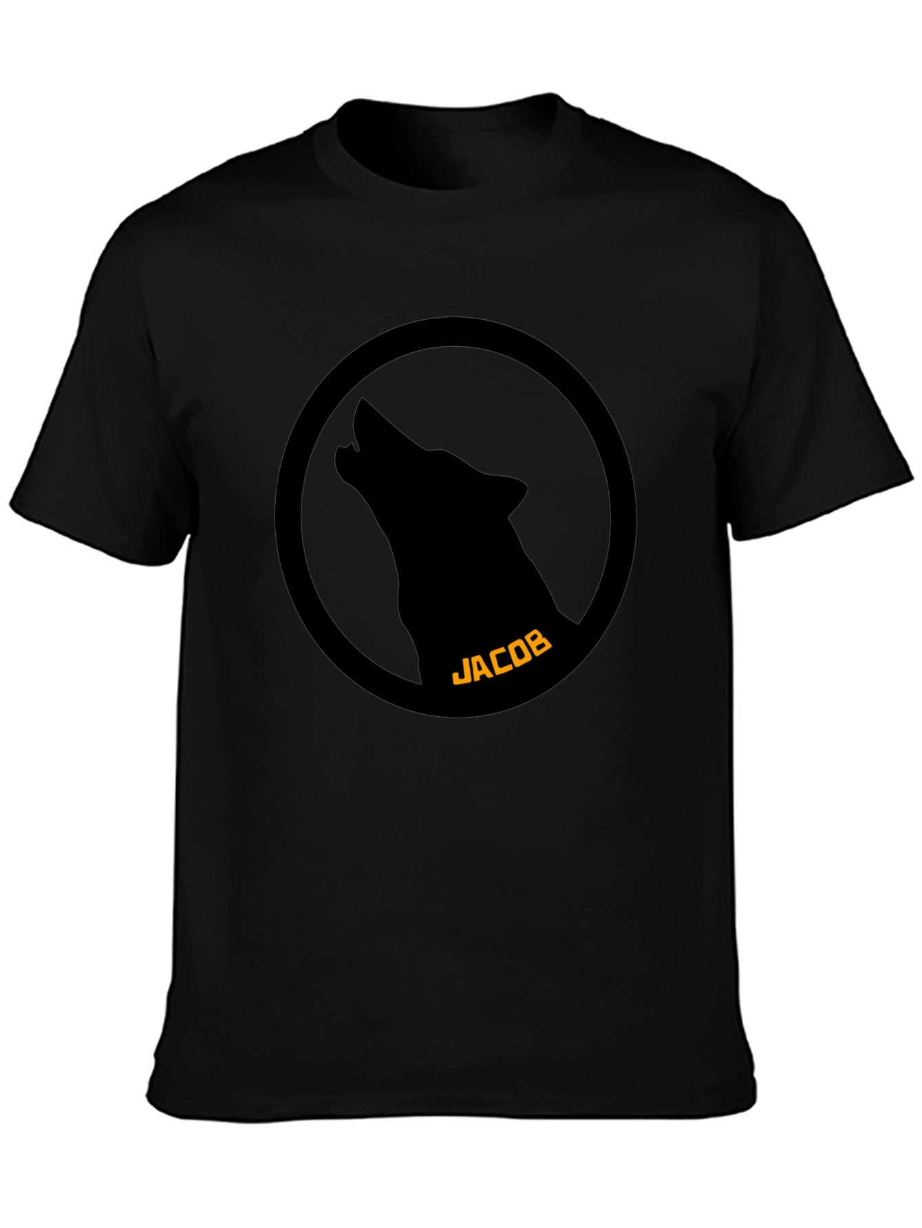 Jacob Wolf Pack Black T-Shirt