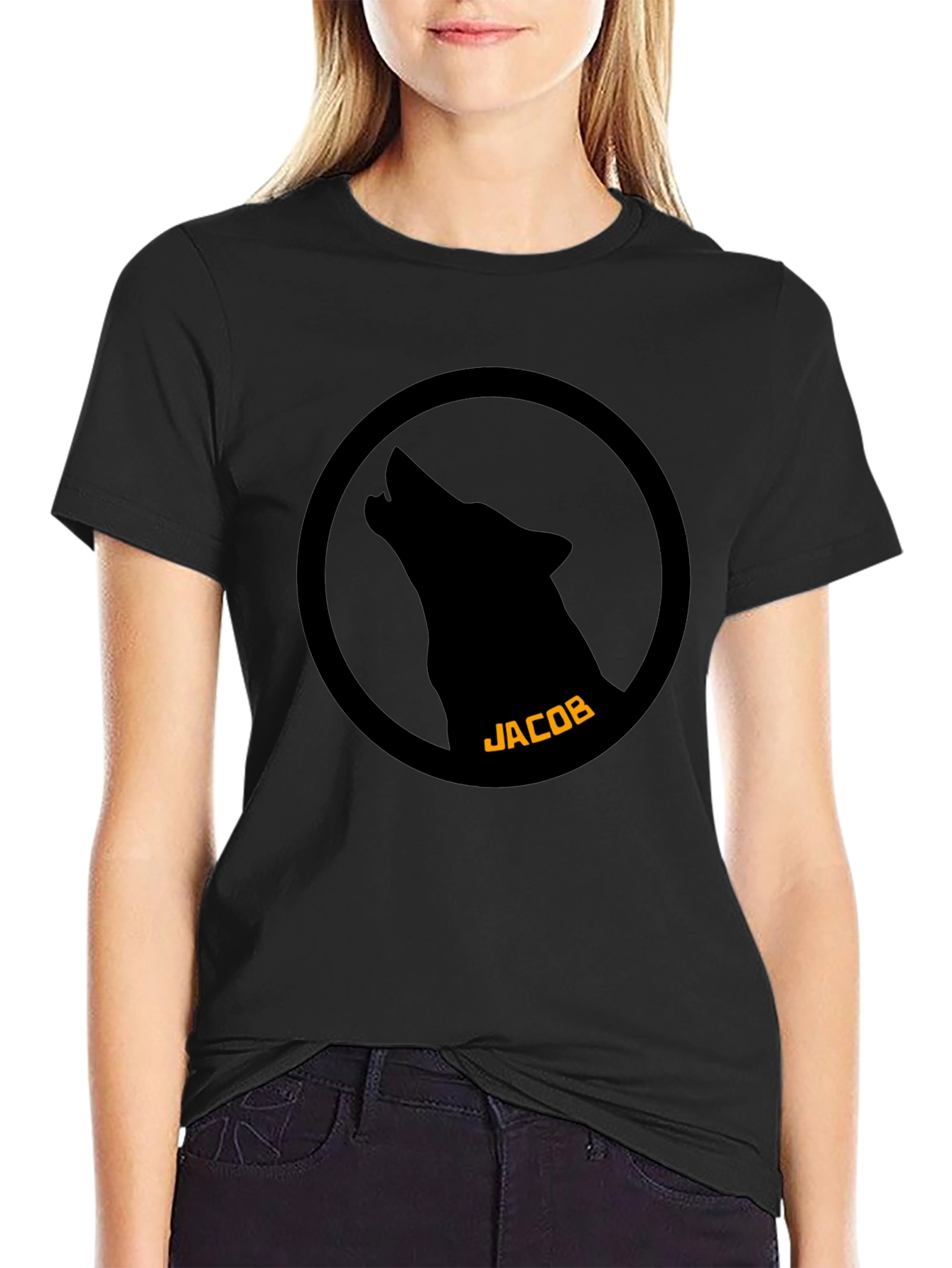 Jacob Wolf Pack Black T-Shirt