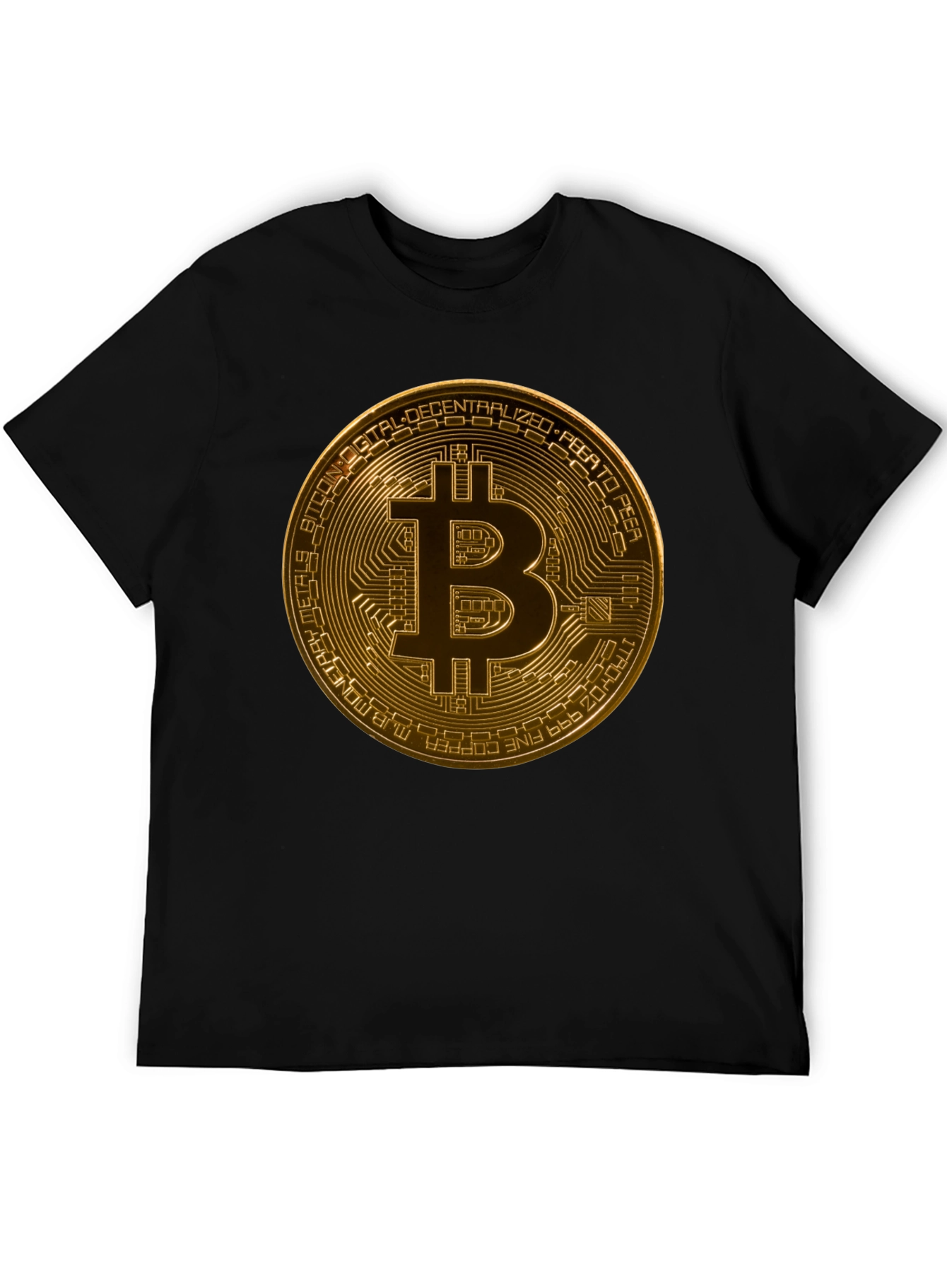 Bitcoin Graphic Black T-Shirt