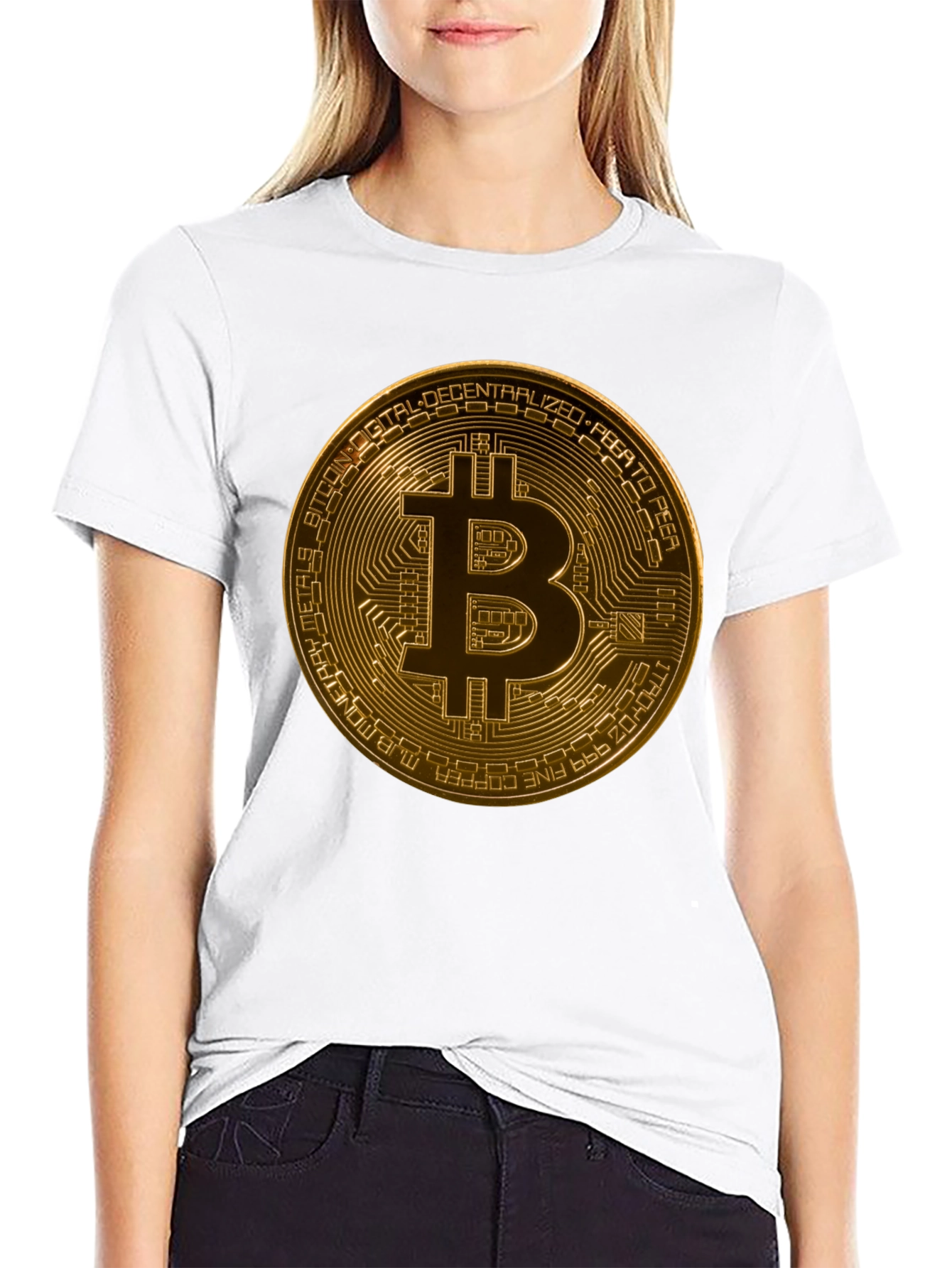 Bitcoin Graphic Black T-Shirt
