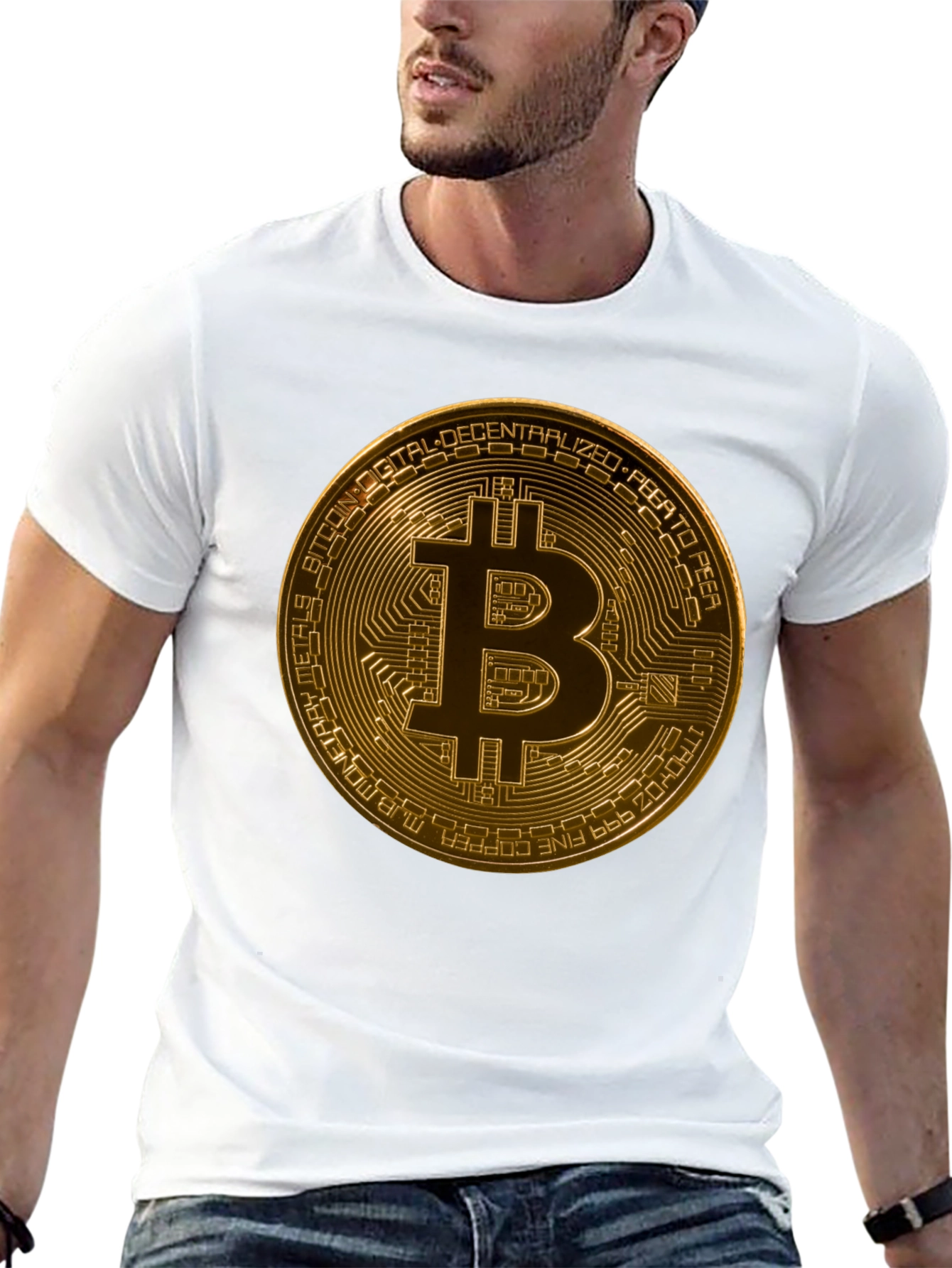 Bitcoin Graphic Black T-Shirt