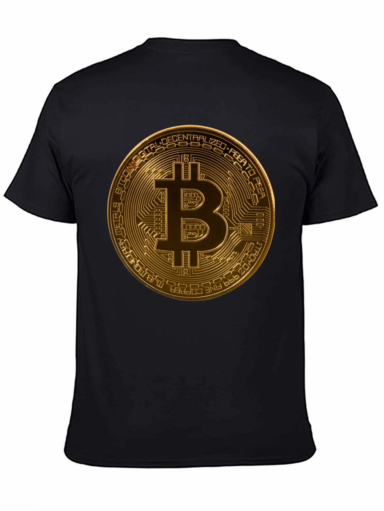 Bitcoin Graphic Black T-Shirt