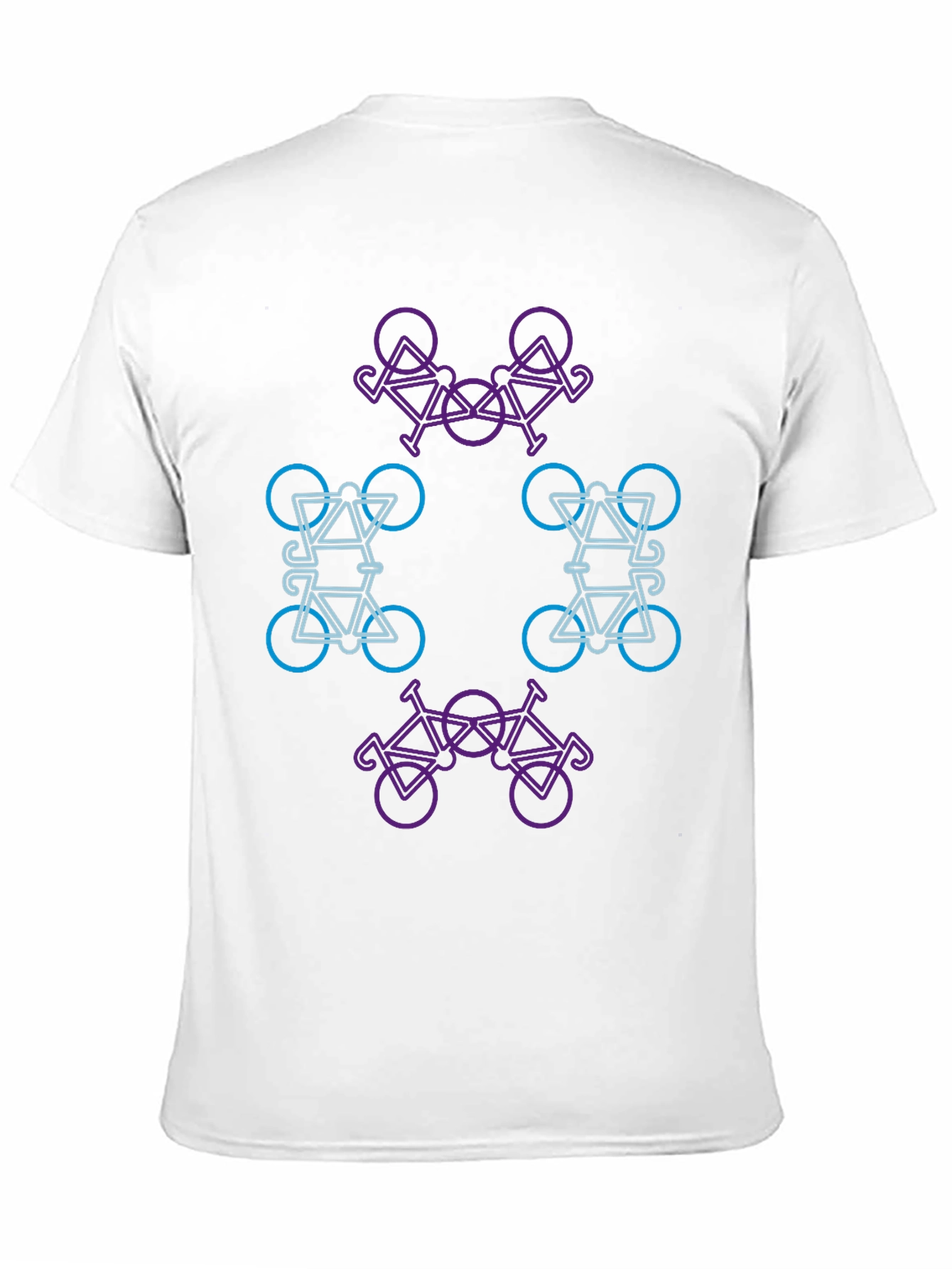 Abstract Bike Graphic T-Shirt - Modern Design