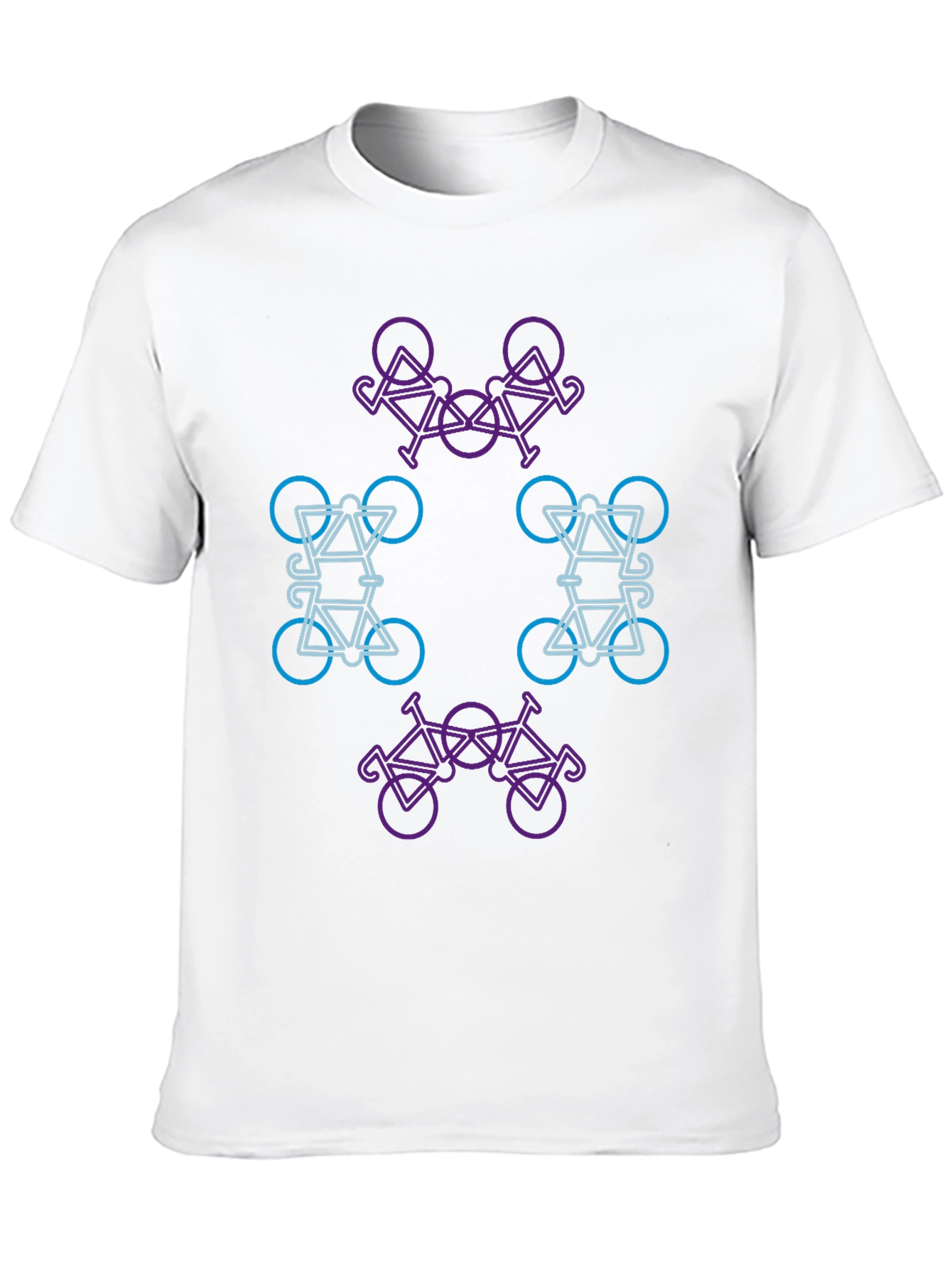 Abstract Bike Graphic T-Shirt - Modern Design