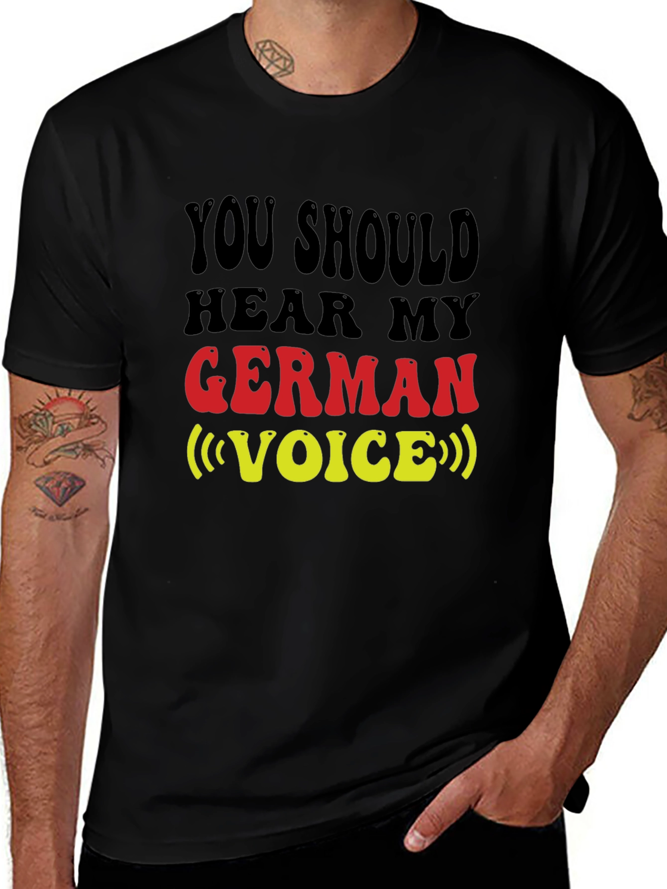 Funny German Voice T-Shirt