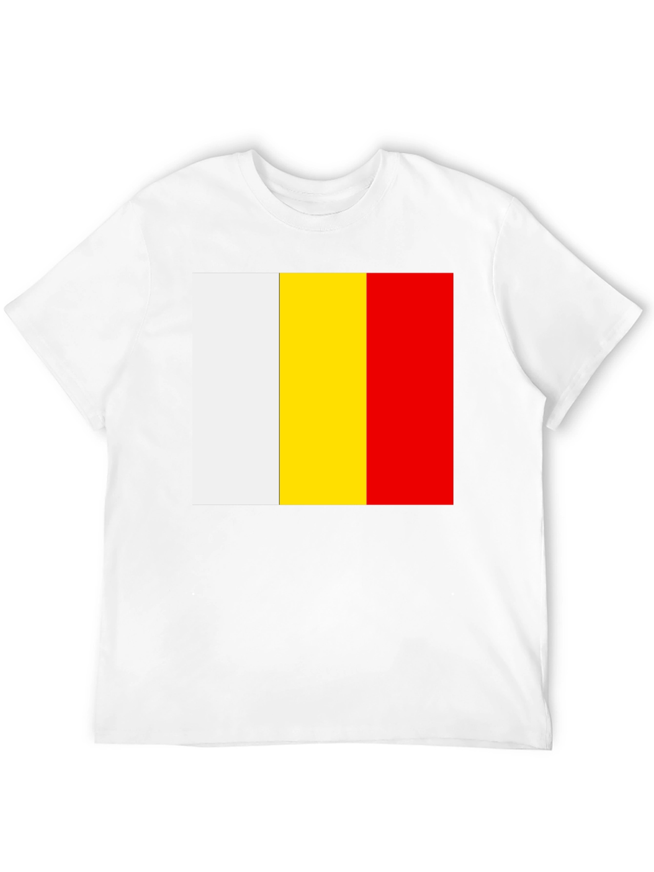 Belgian Flag T-Shirt - Black Cotton Tee