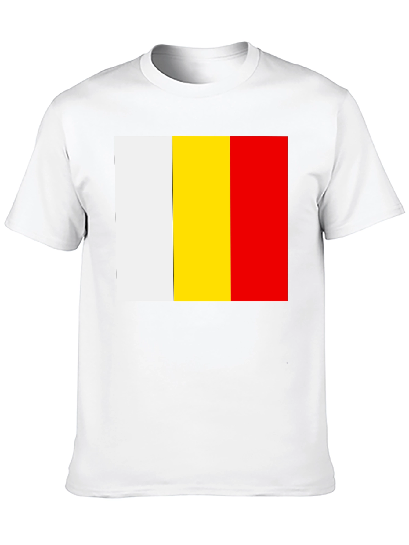 Belgian Flag T-Shirt - Black Cotton Tee